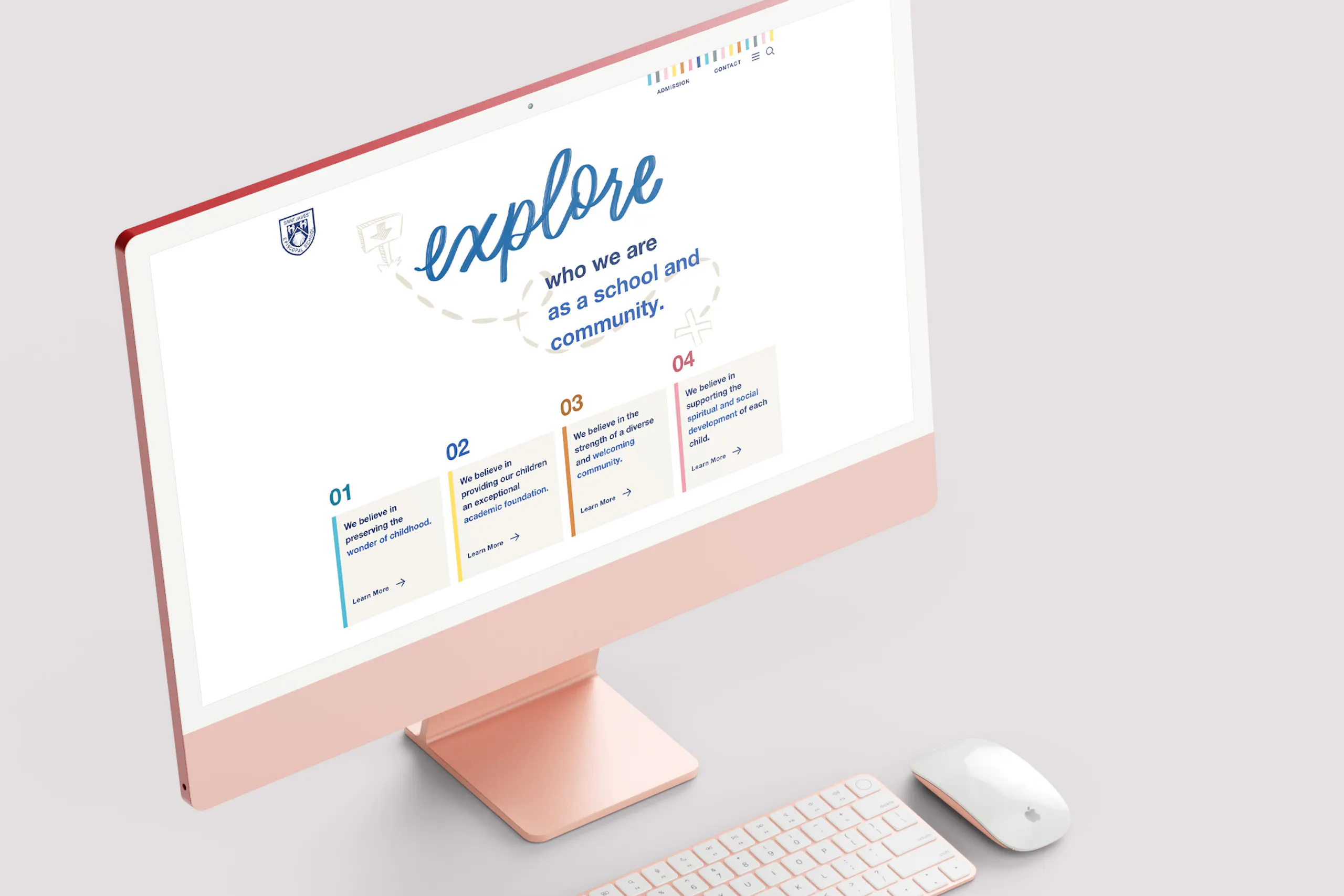 website on imac