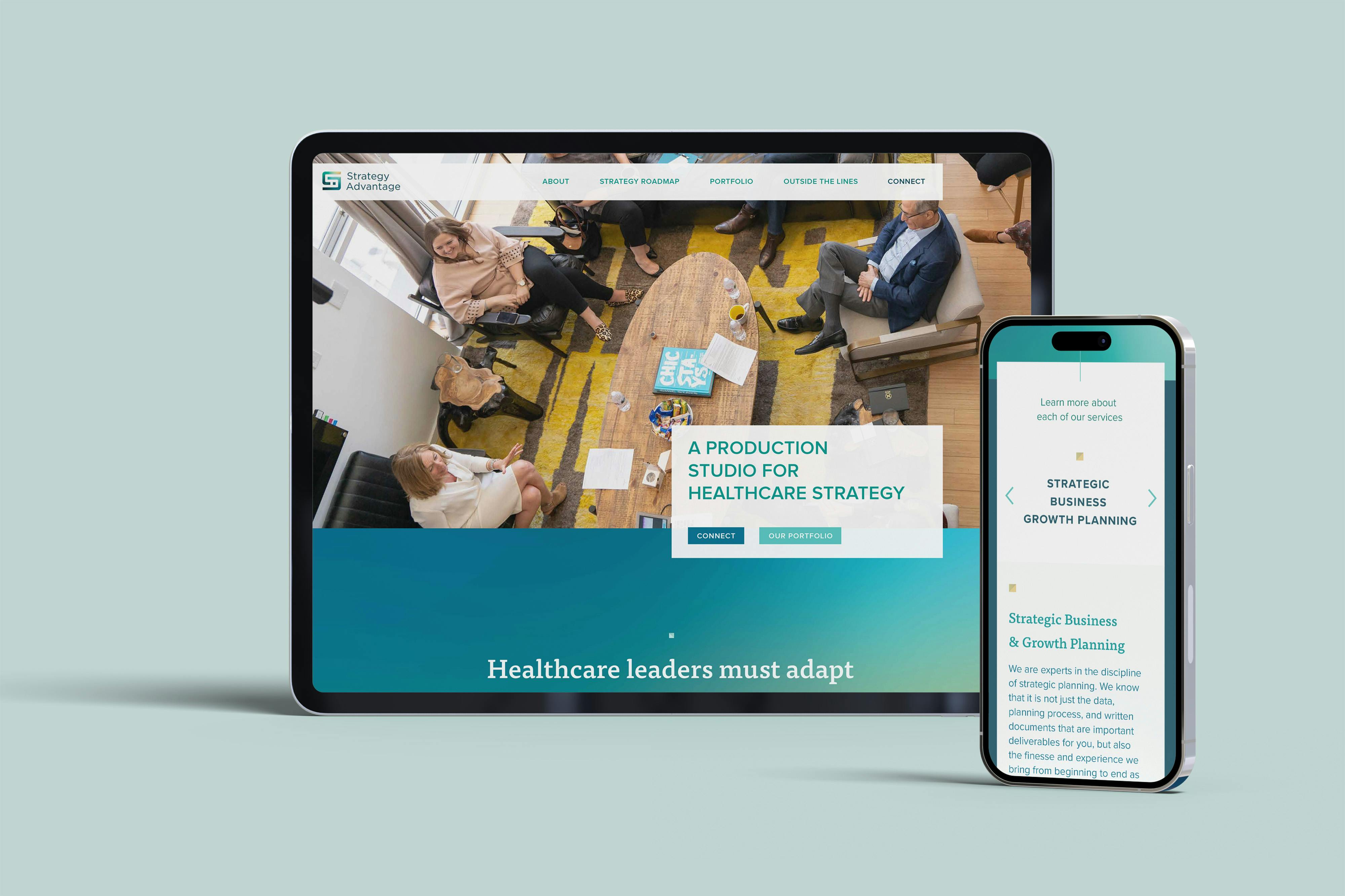 website on computer and phone