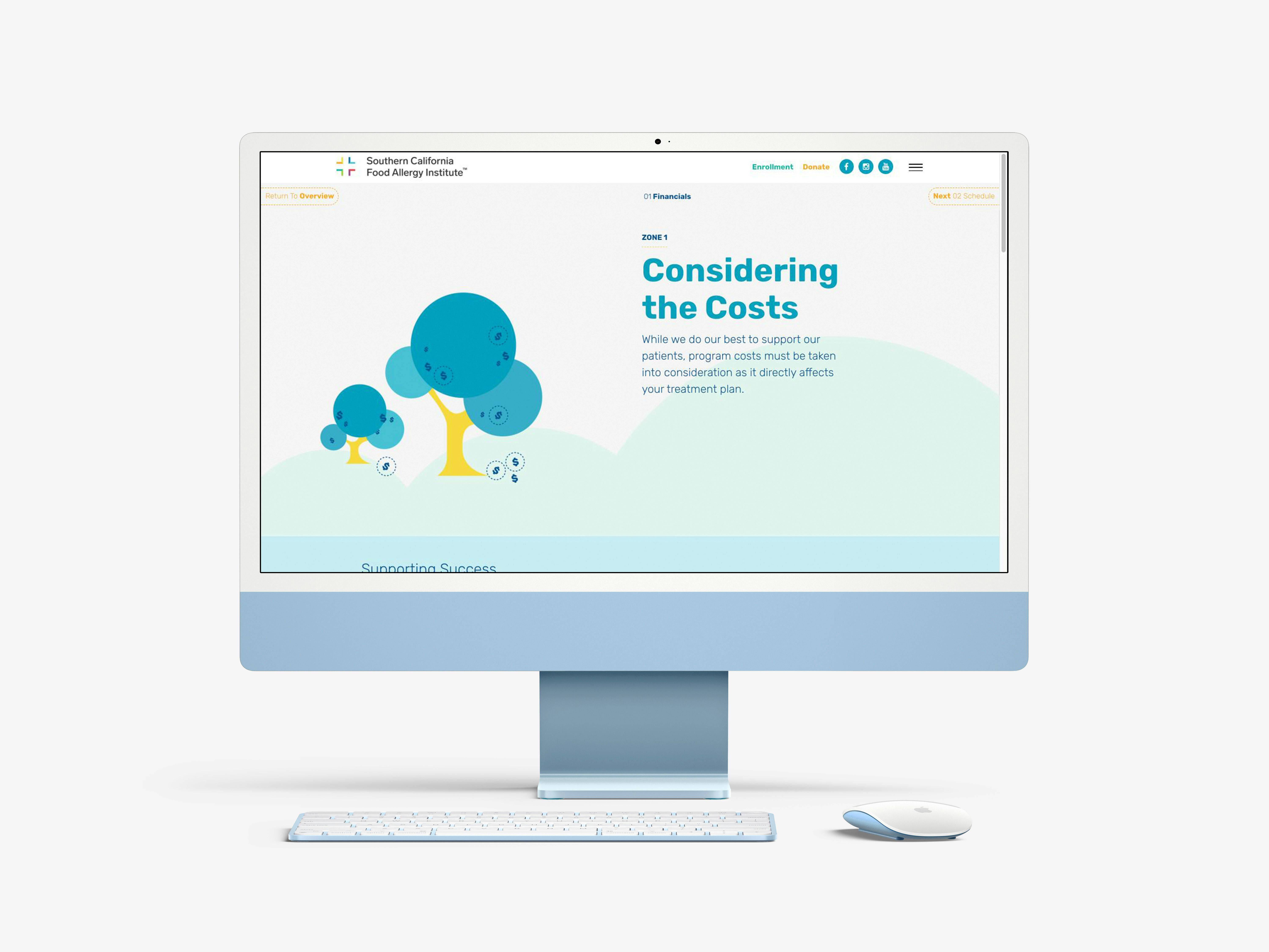 website on imac