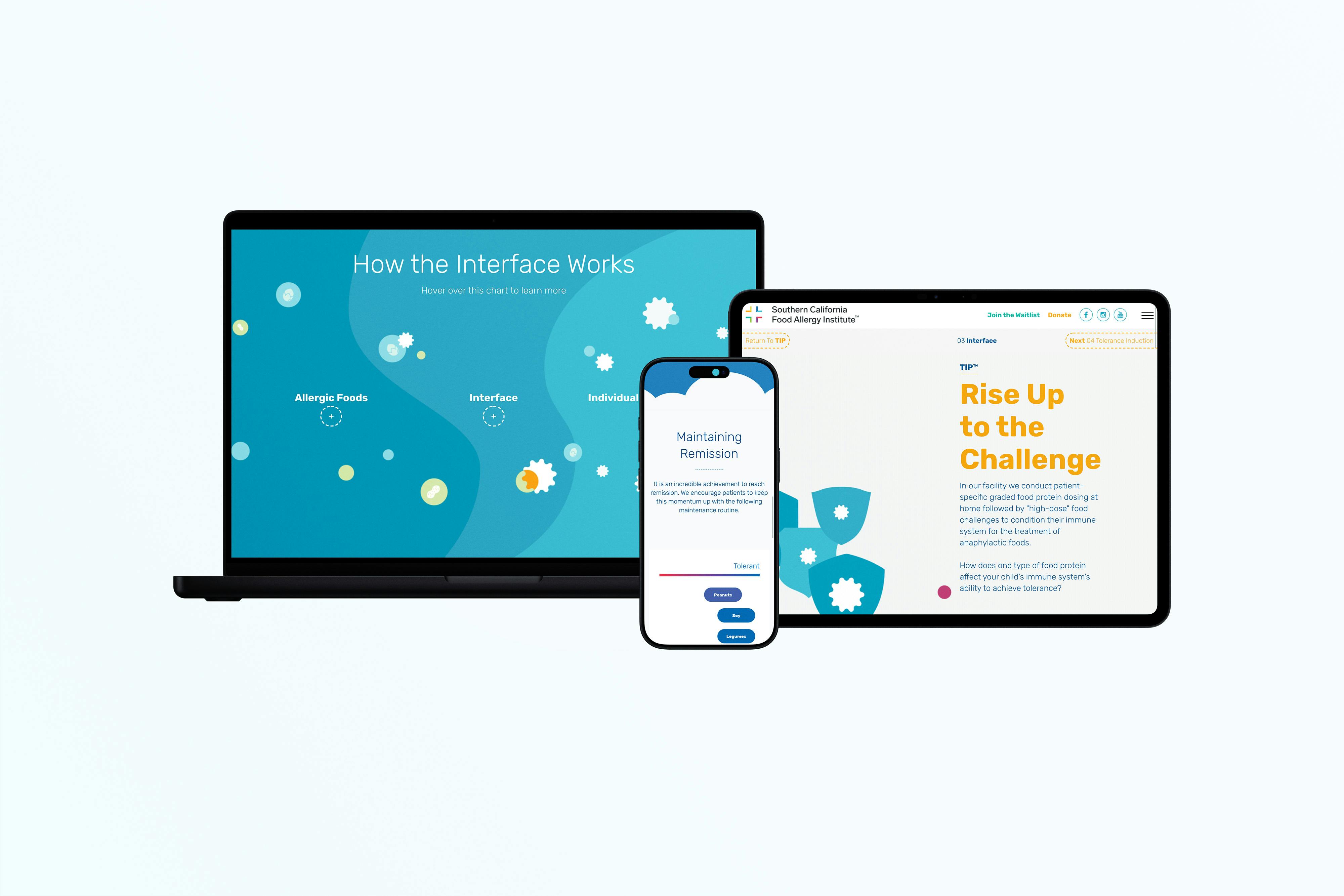 website on a variety of devices
