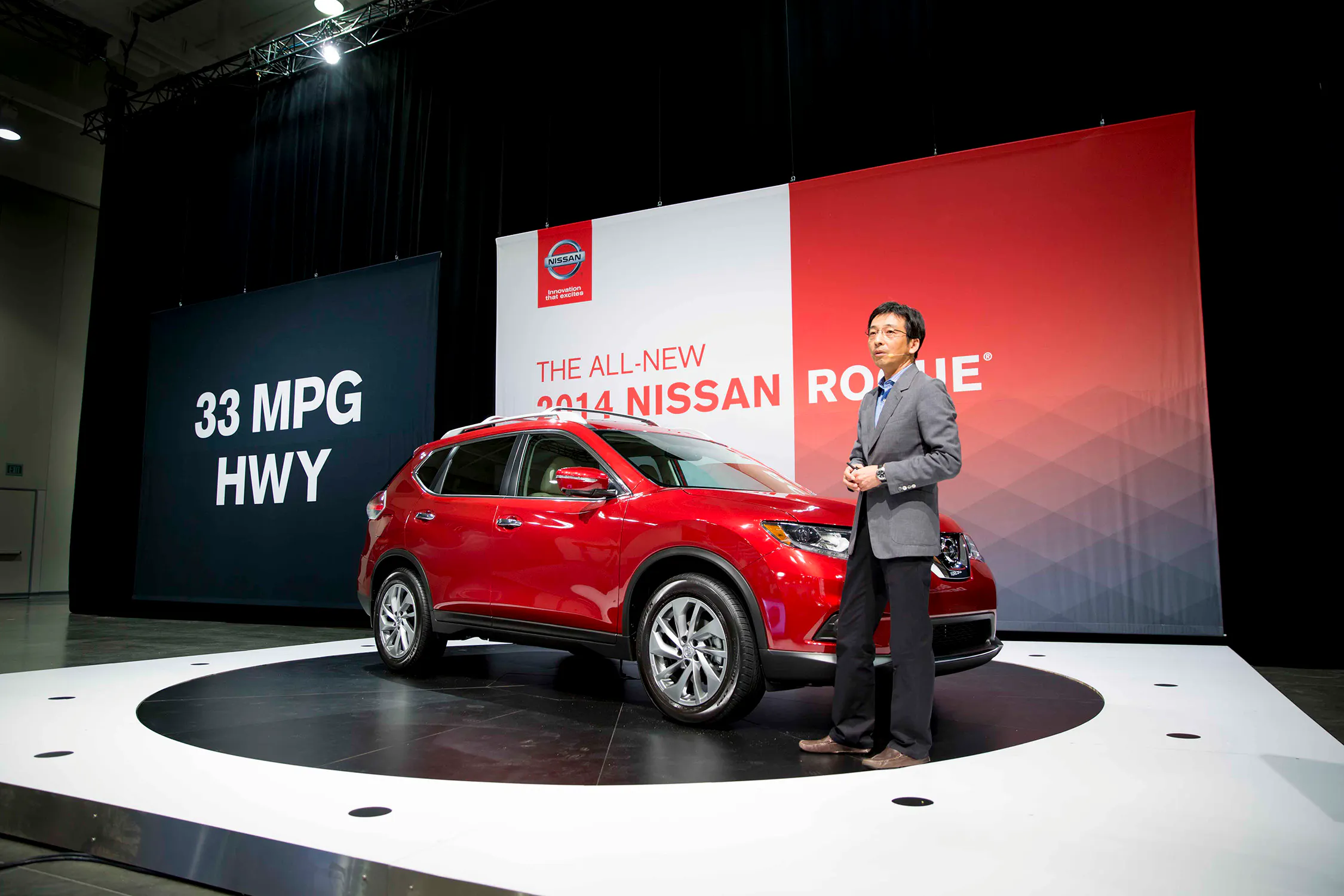 Nissan Rouge launch graphics