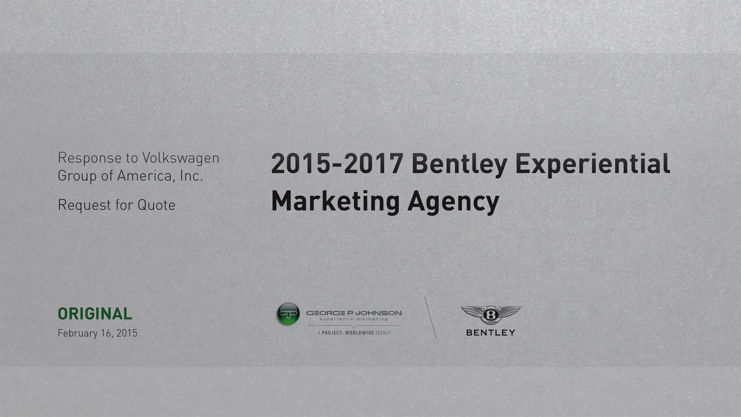 Bentley Cover
