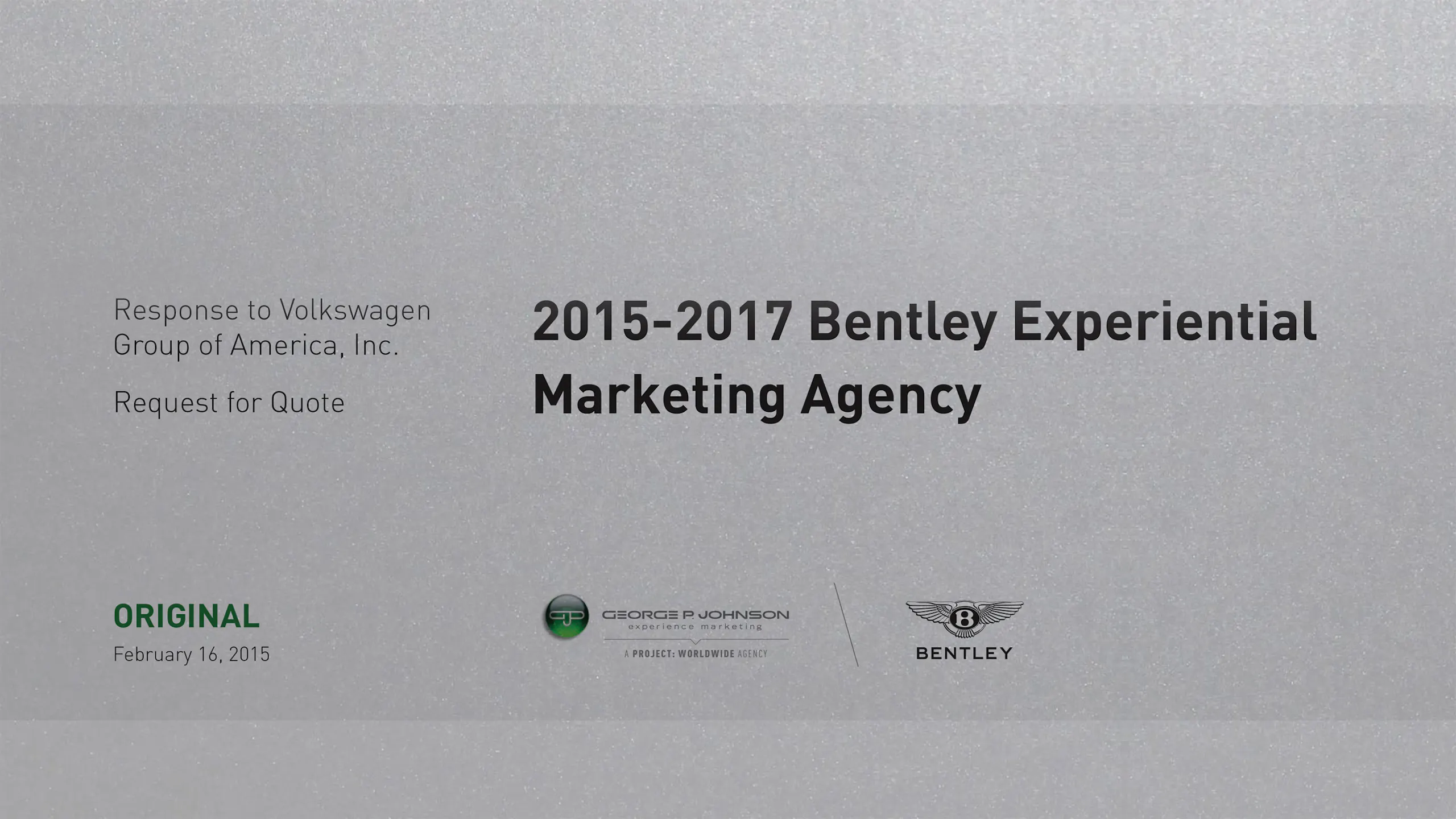 Bentley Cover