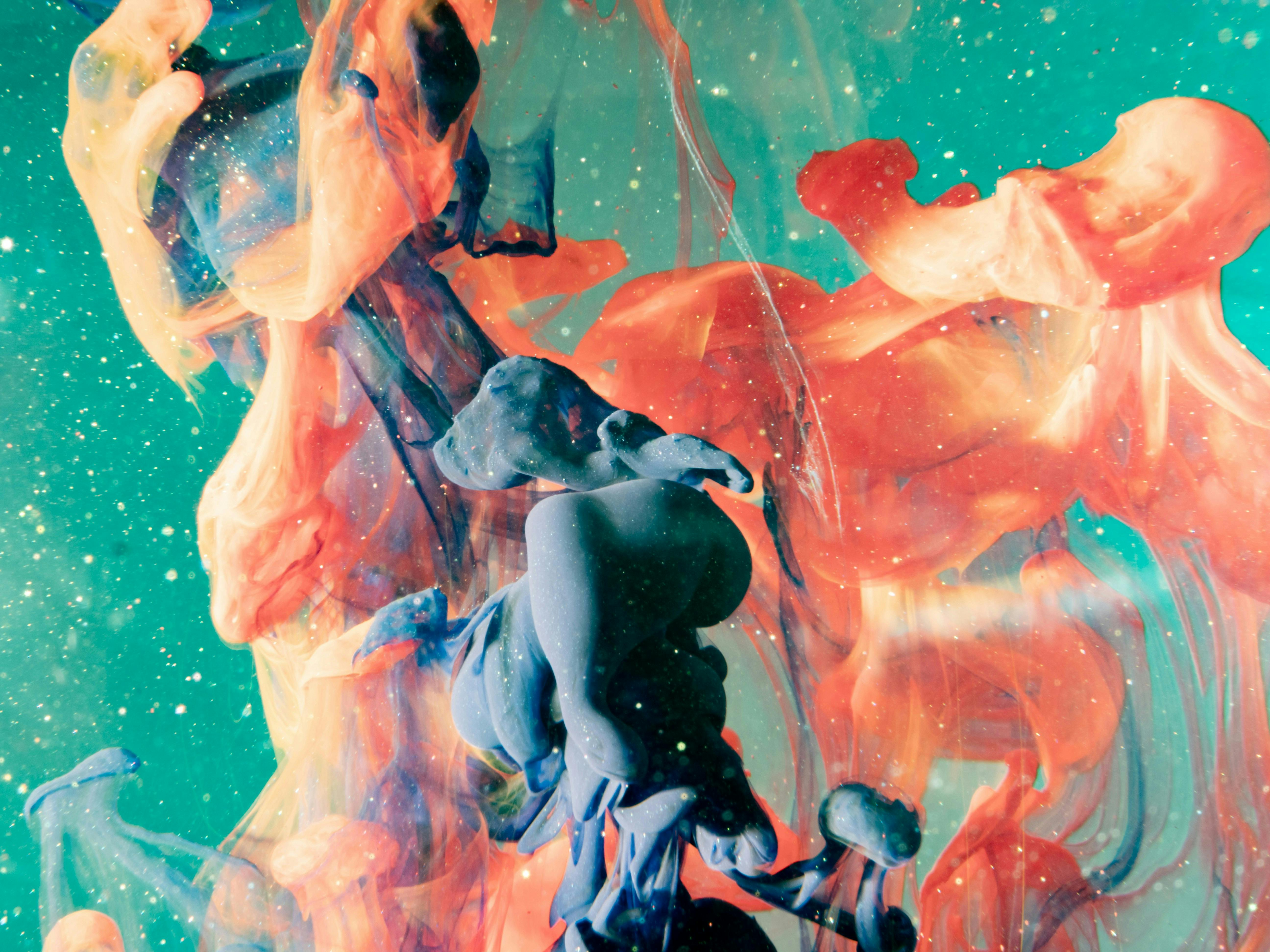Abstract paint image