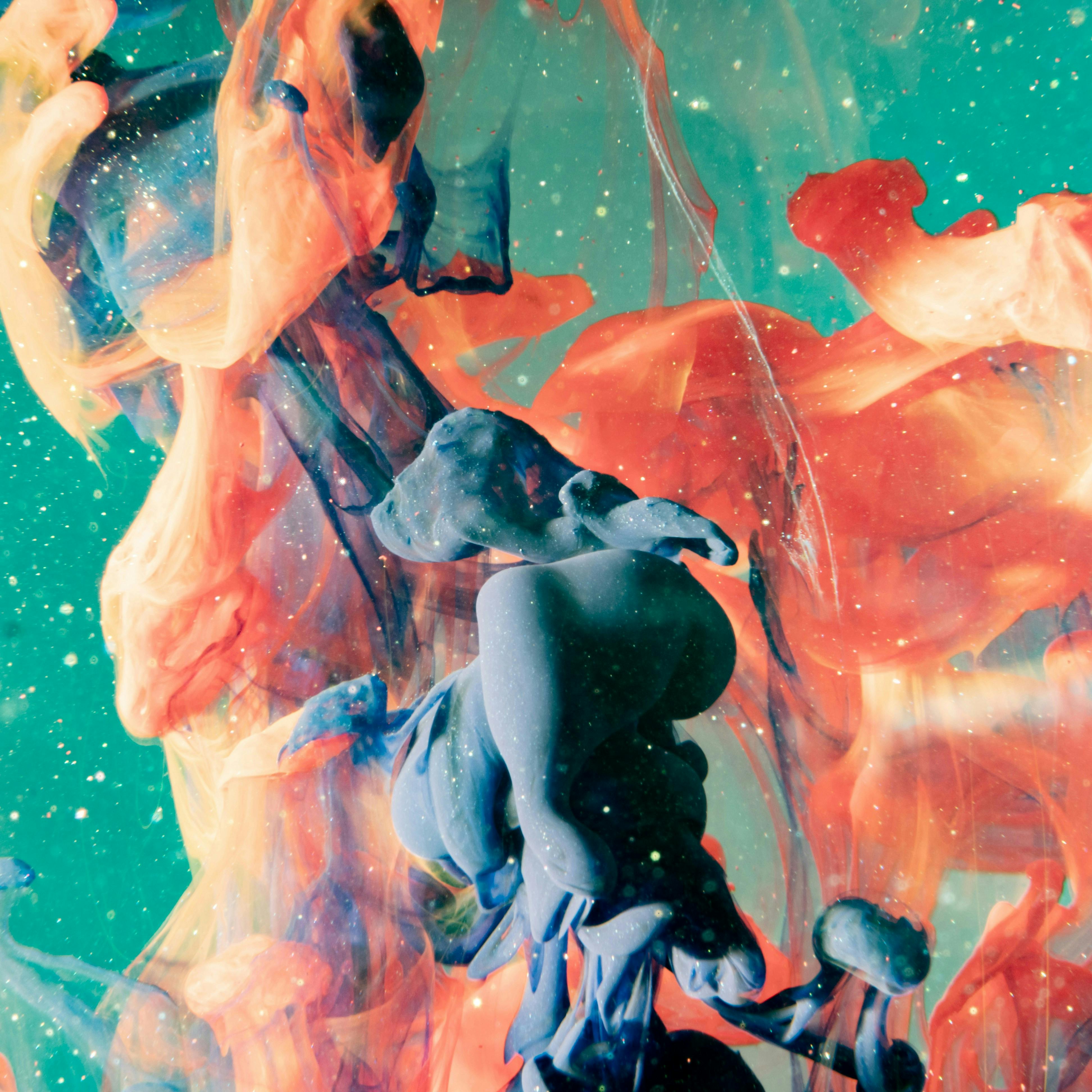 Abstract paint image