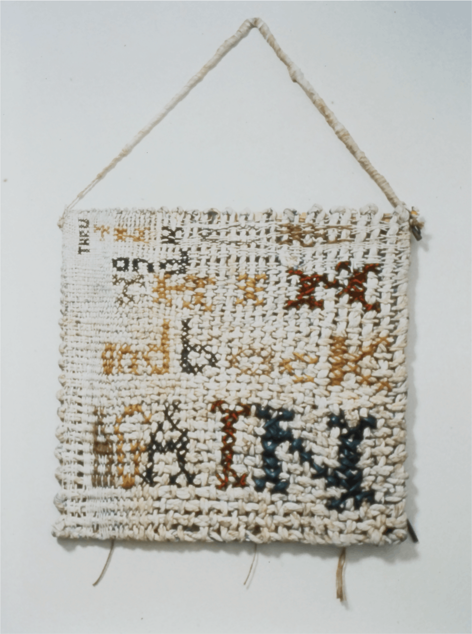 Tim Hawkinson, Thick and Thin, 1993, rope, twine, string, rags, and hose, 84x56