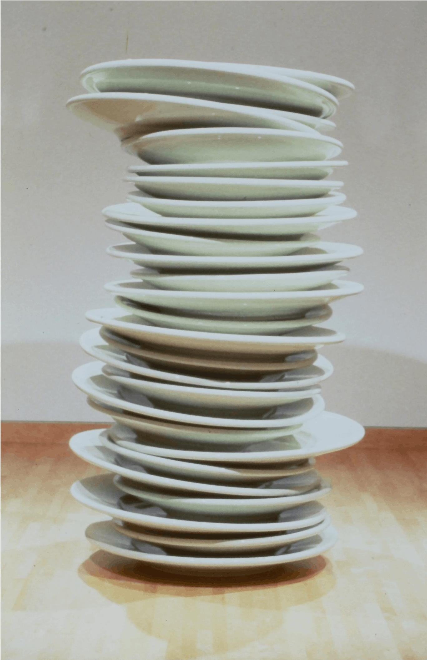 No Name (detail), 1993, ceramic & epoxy on fiberglass, 94x60x60