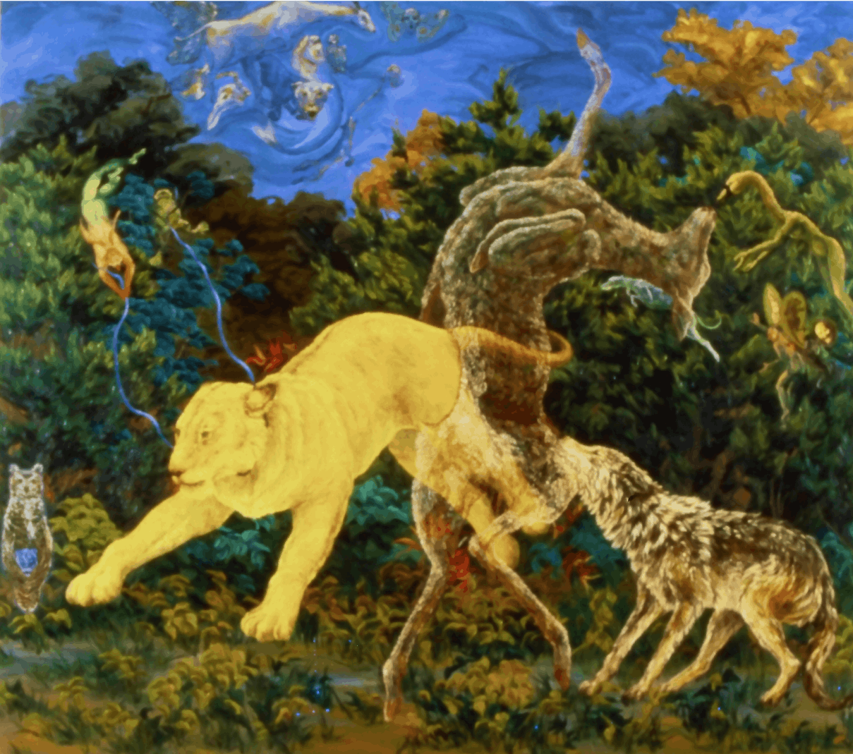 Melissa miller, New Skin, 1988, oil on linen, 64x72