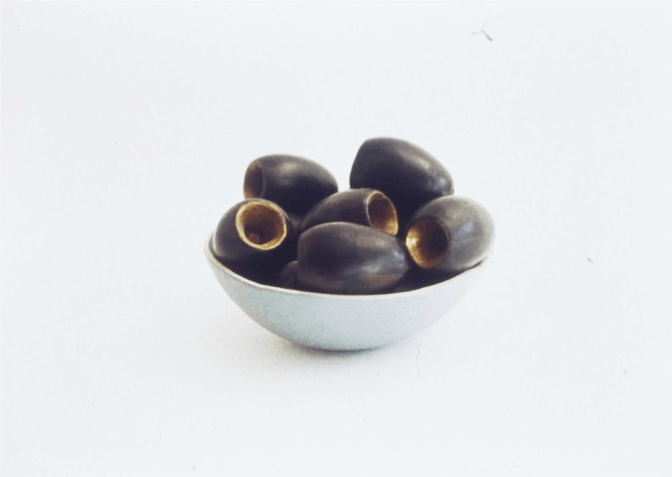 Cranston Montgomery, Olive Dish, 1991, Bronze, 6x6x5