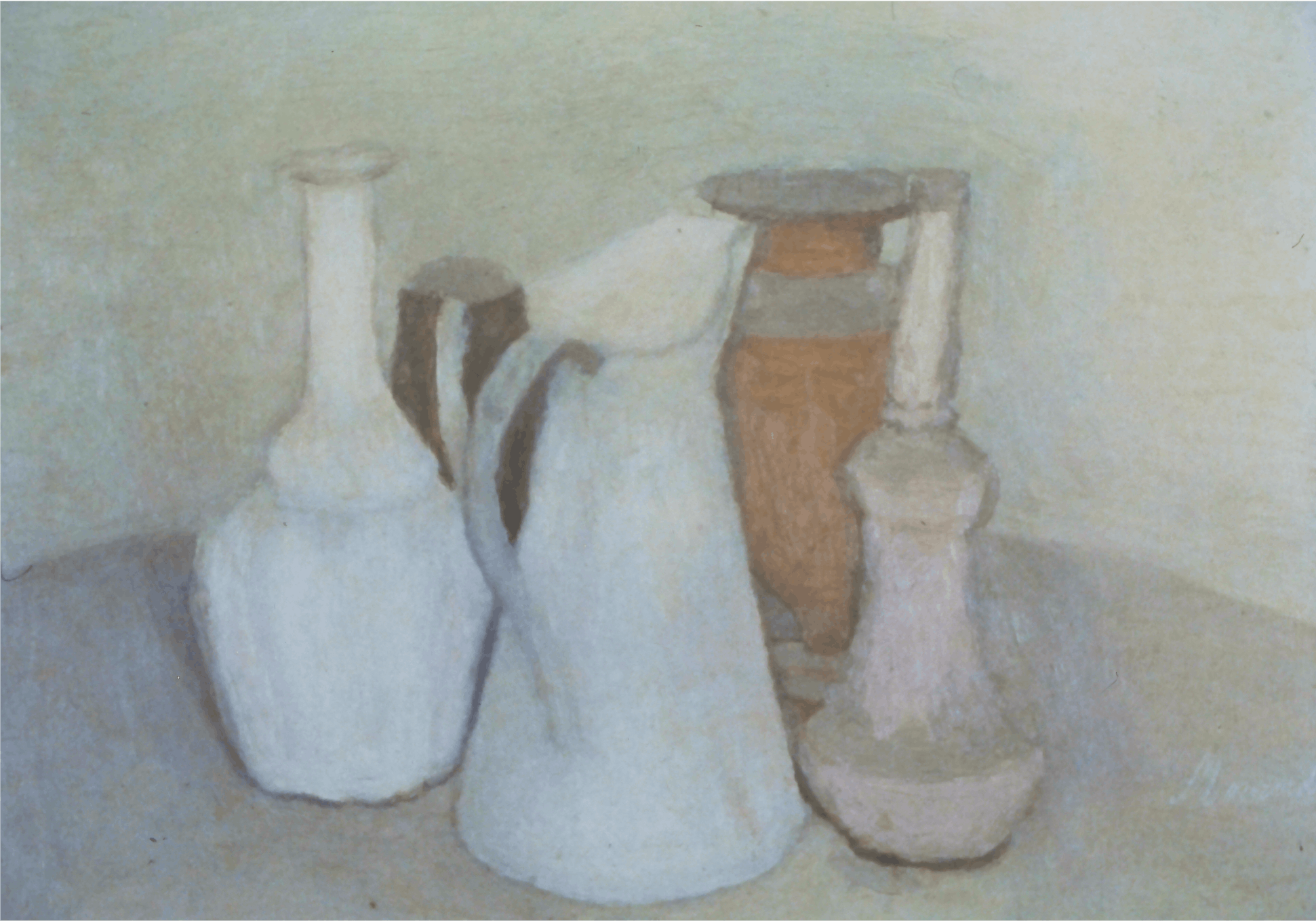 Giorgio Morandi, Still Life, 1950, oil on canvas 36x47cm