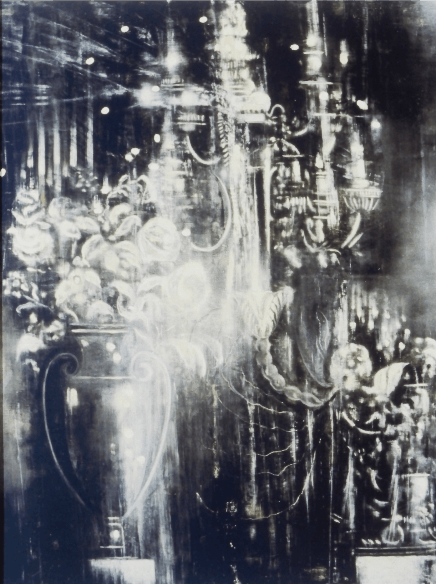 Ross Bleckner, Fallen Object, 1987, oil and wax on linen