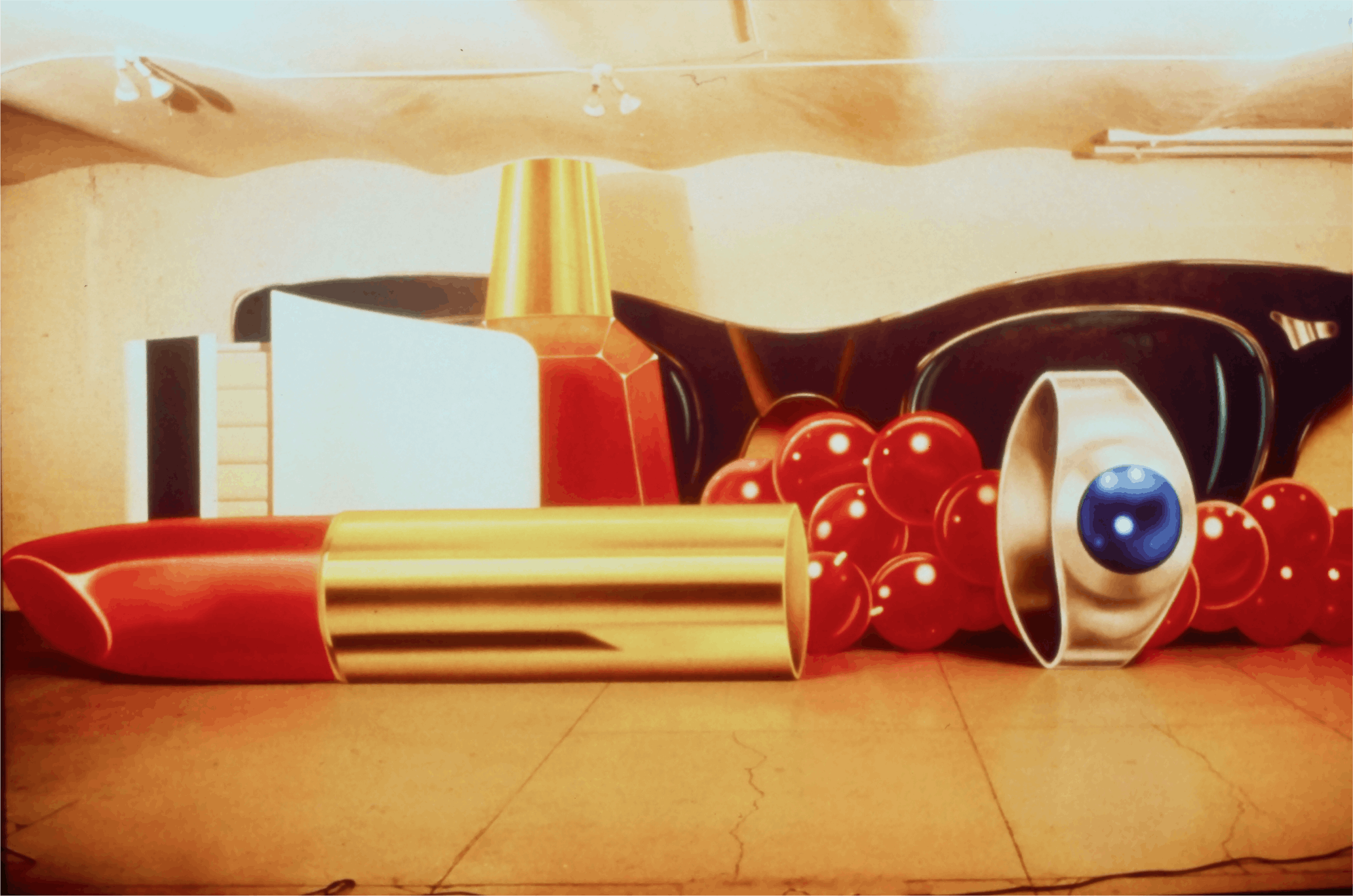 Tom Wesselmann, Still Life #60, 1973, oil on canvas, 120x336x86