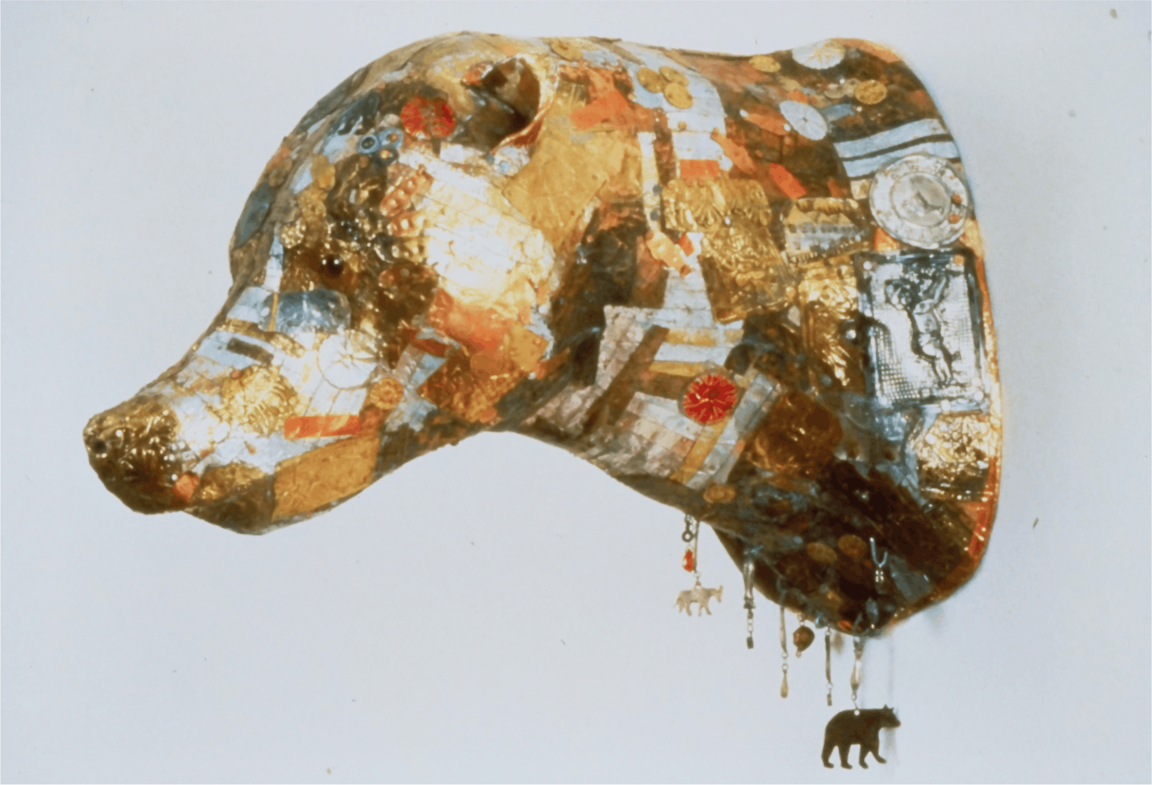 Jim Lawrence, Boxer, 1990, mixed media, 31x32x9