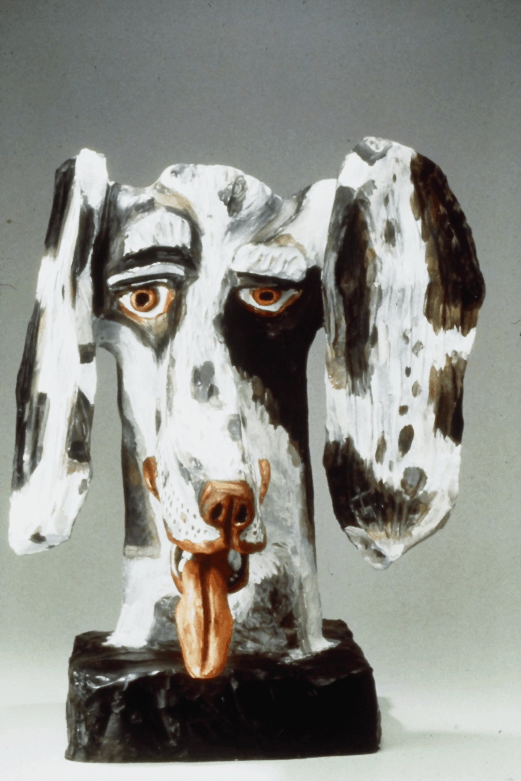 David Bate. Clovis Lee, 1991, Painted bronze 2:6, 27x21x17