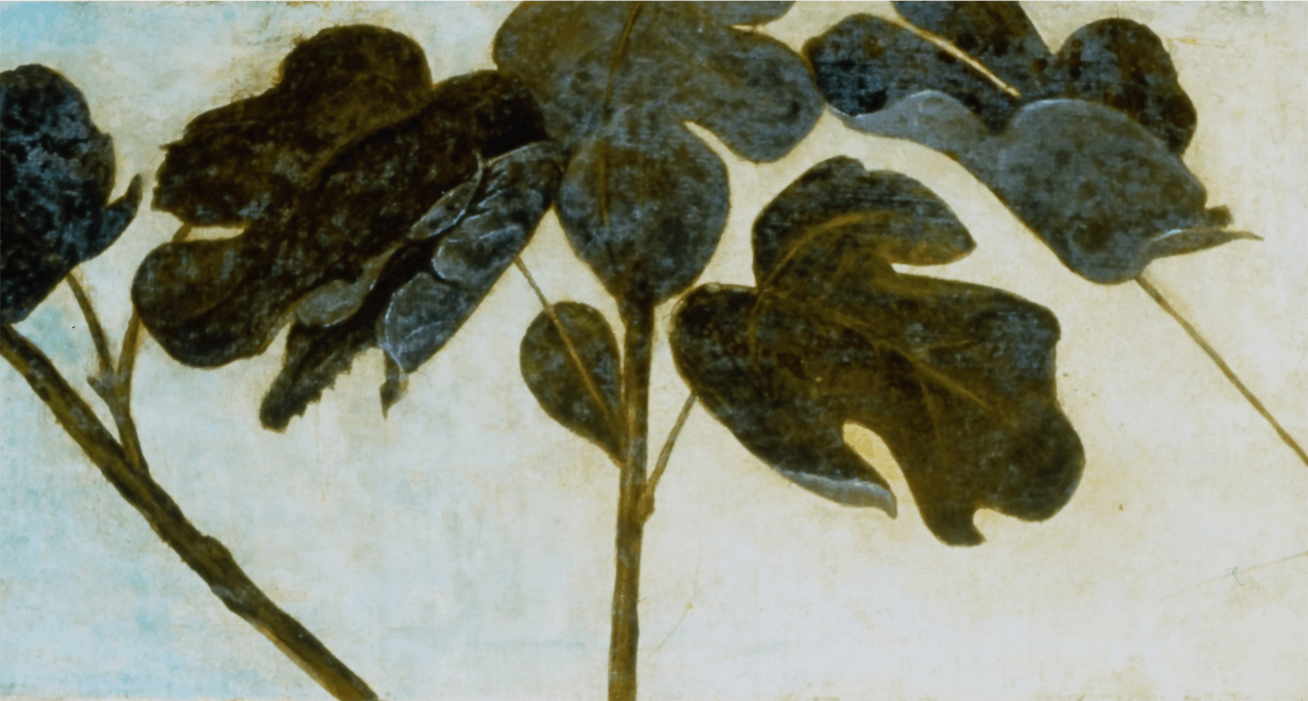 Joan Nelson, Untitled #279, 1990, oil and wax on wood, 6x12