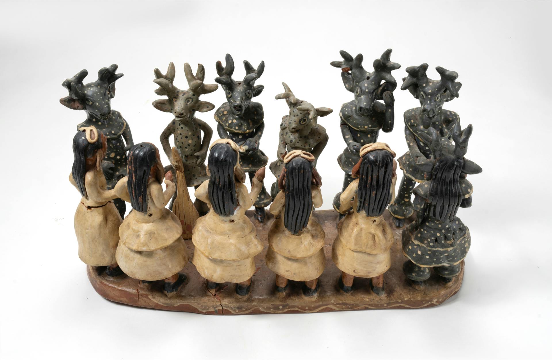 Assorted Figurines Oaxacan Quinceanera, 1980 Terracotta, paint