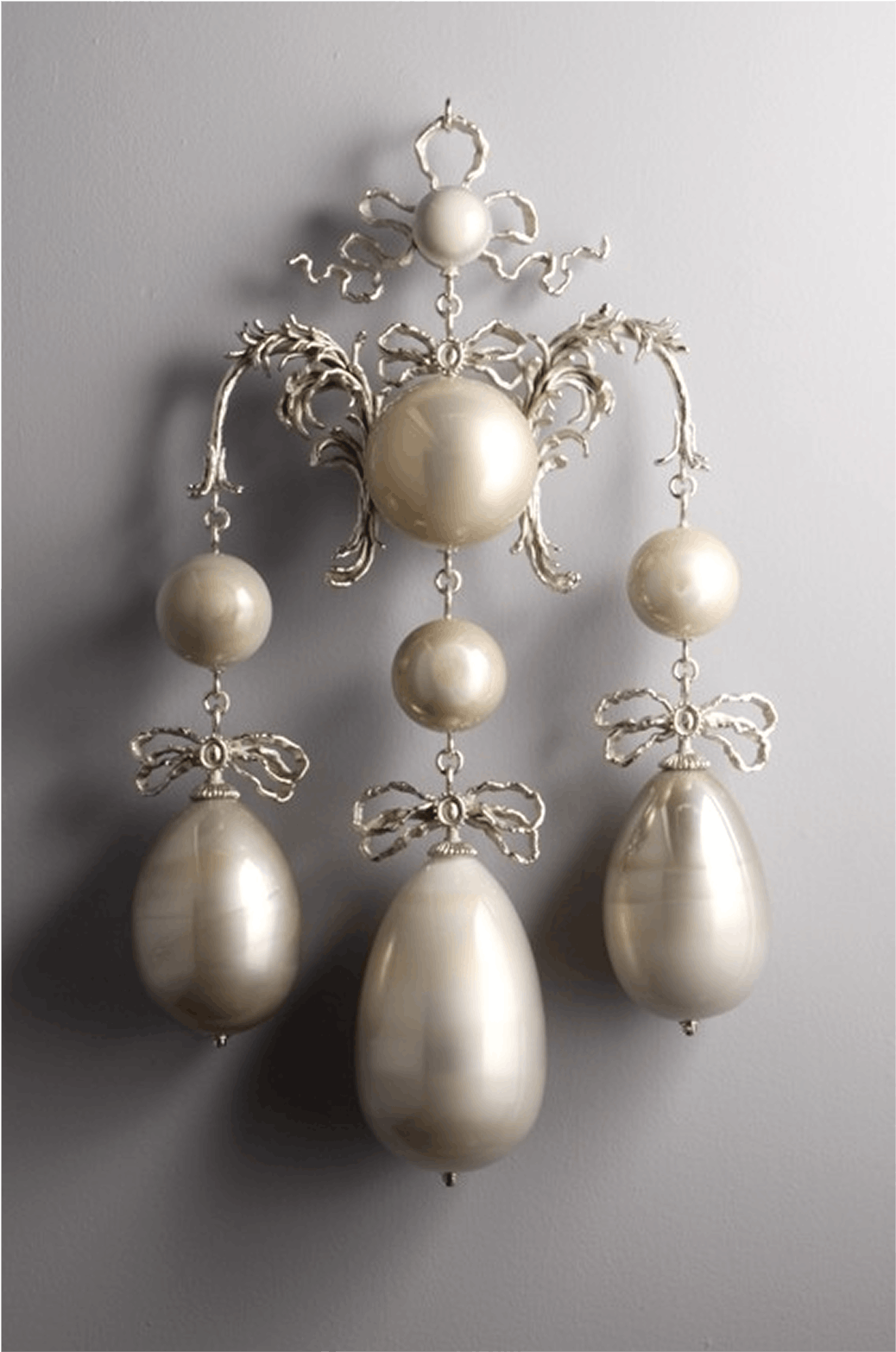 commission for Dior , nickle-plated bronze, mirrored blown glass