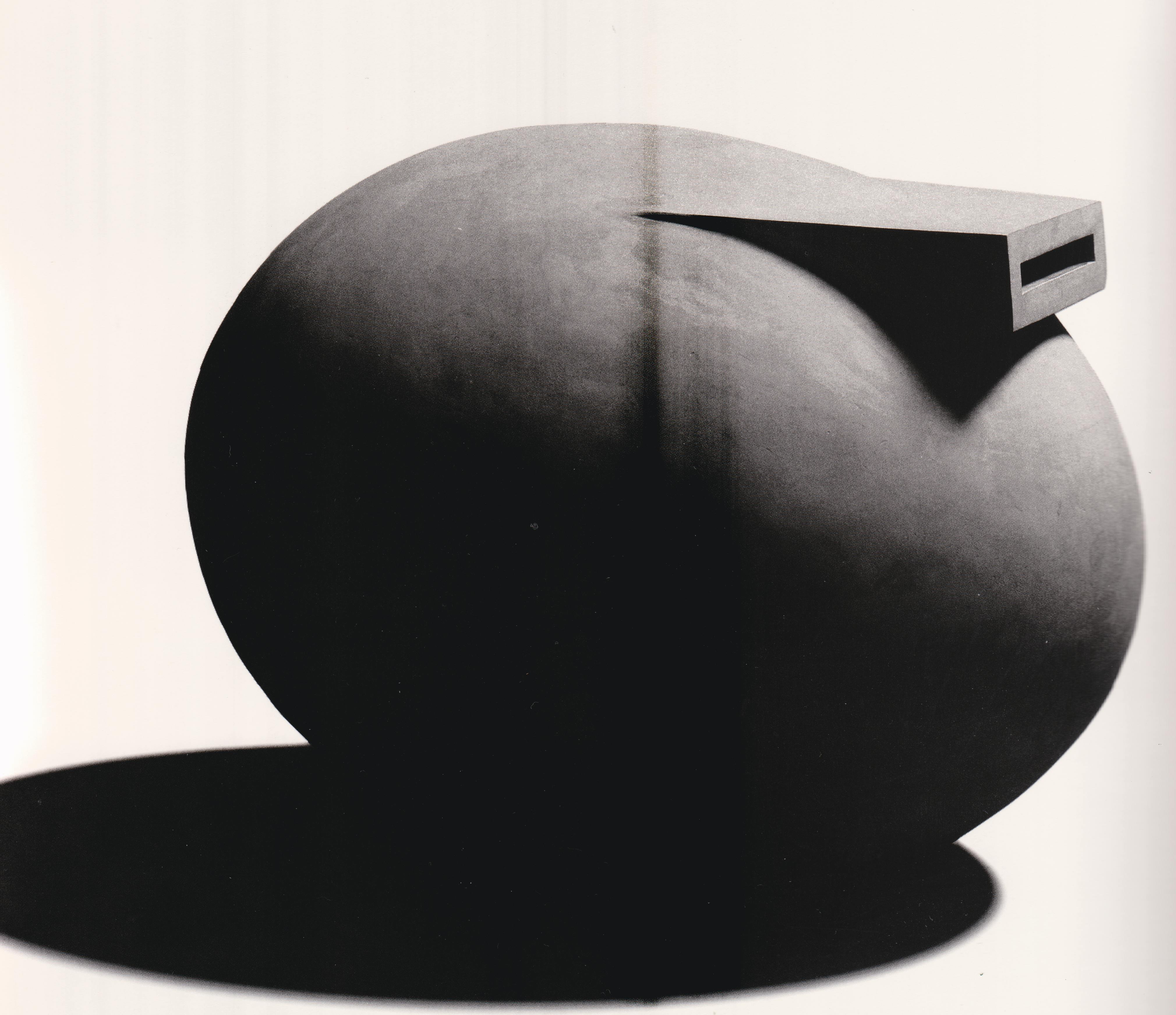 Mark Lere, World with a view, 1991, concrete over fiberglass, 36 x 48 x36