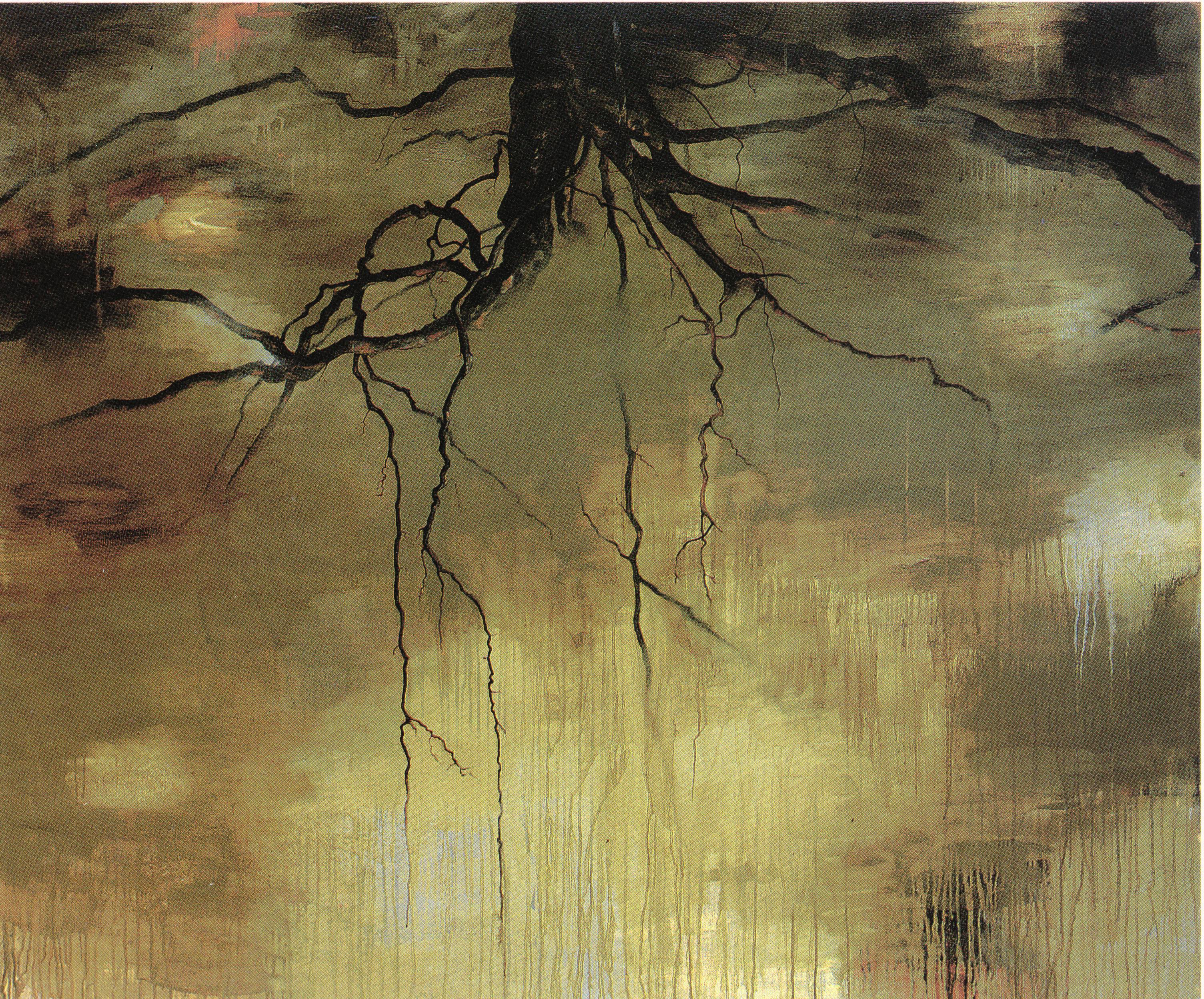 Stephen Curry, Cold Ground, 1994, oil on canvas, 60 x 72 inches