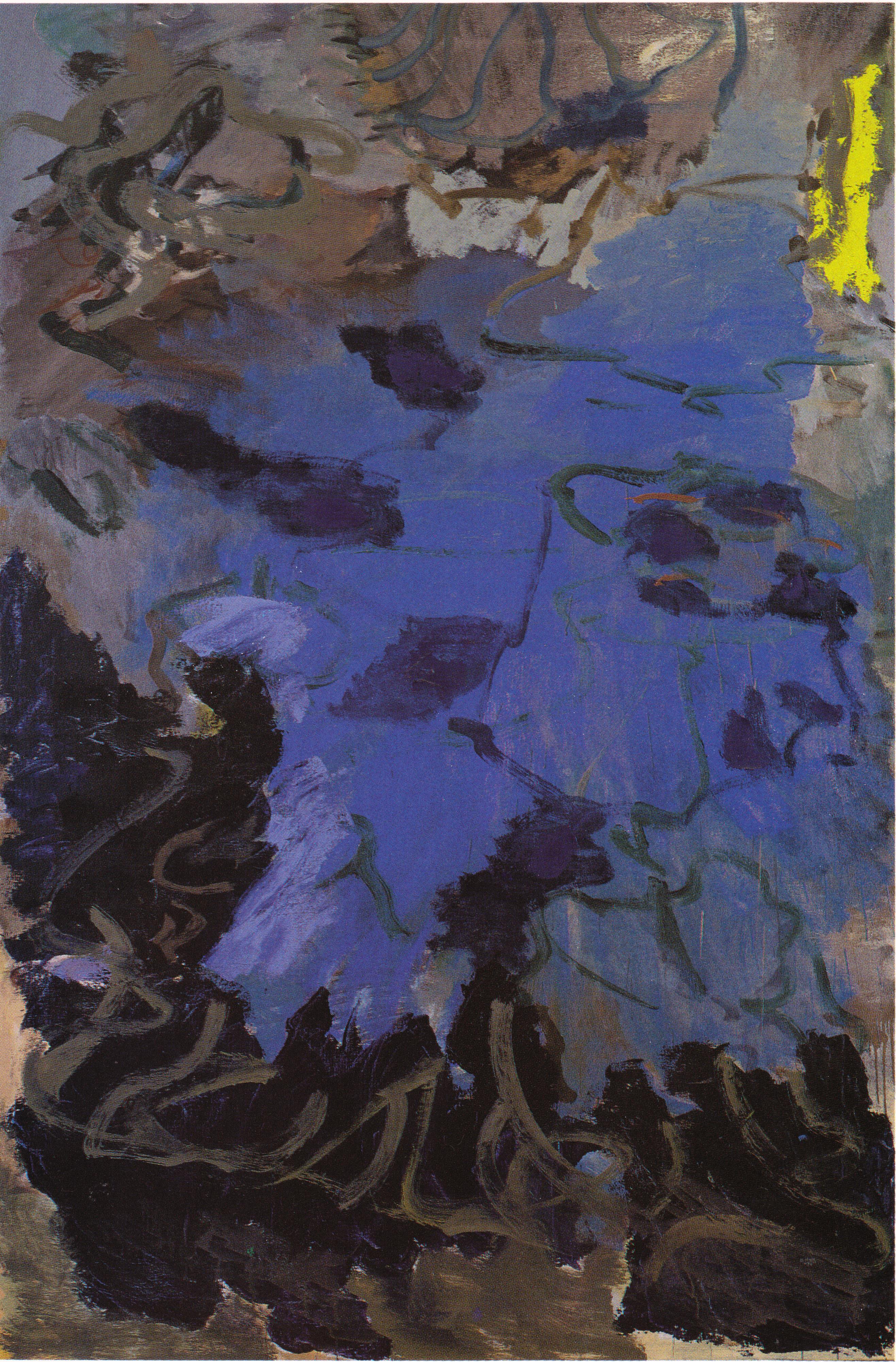 Per Kirkeby, Walden II, 1991, oil on canvas, 79 x 52 inches