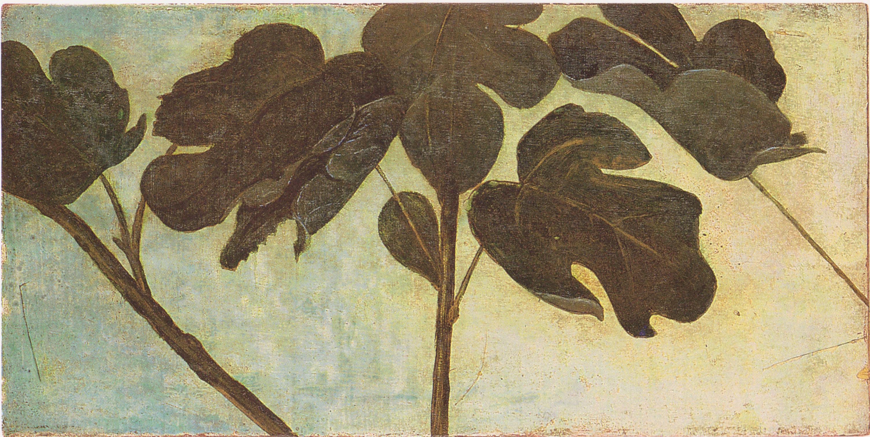 Joan Nelson, Untitled (#279), 1990, oil and wax on wood, 6 x 12 inches