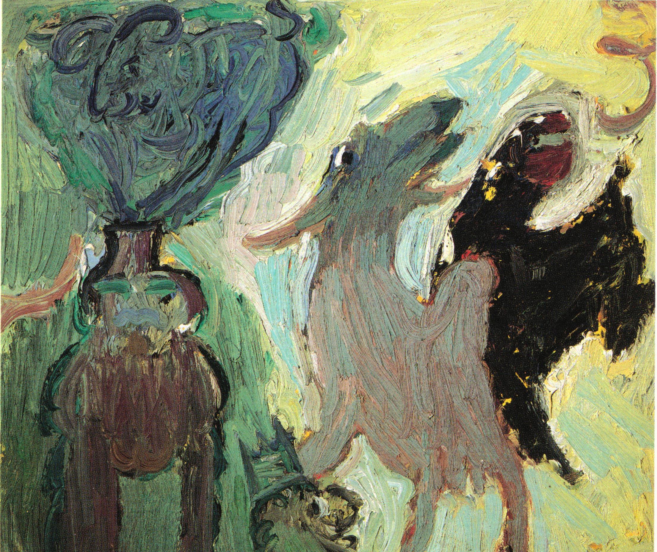 Jay Milder, Manifestation of Essence_Sorcerer,  1966, oil on canvas, 17 x 20 inches