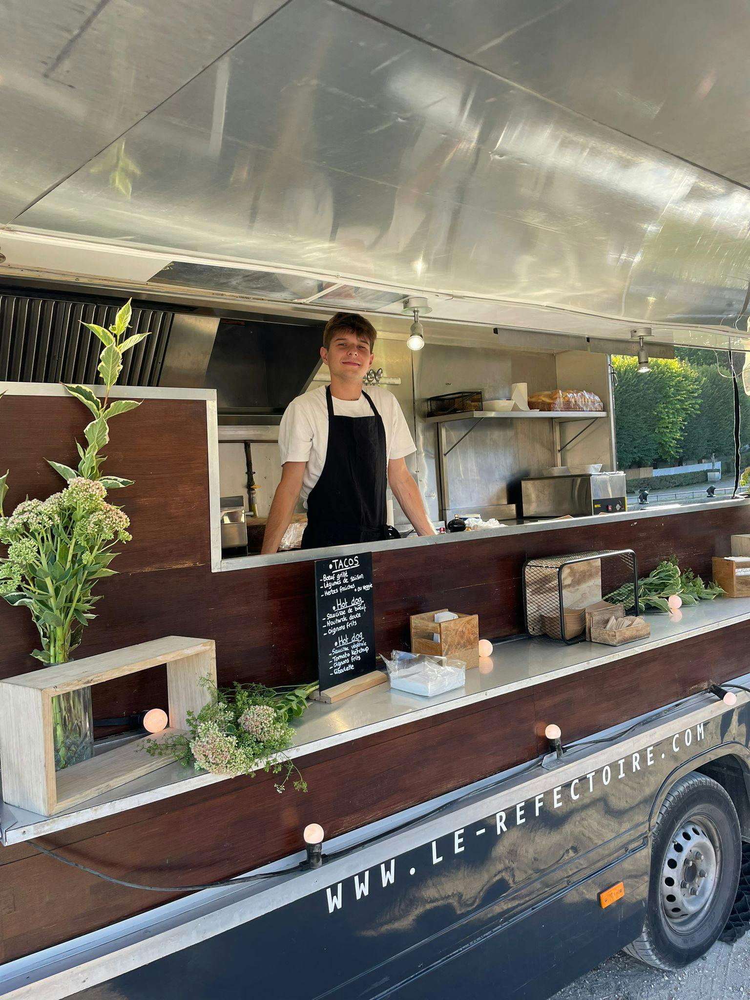 Food truck pour événements à Paris par Le Réfectoire artisan traiteur