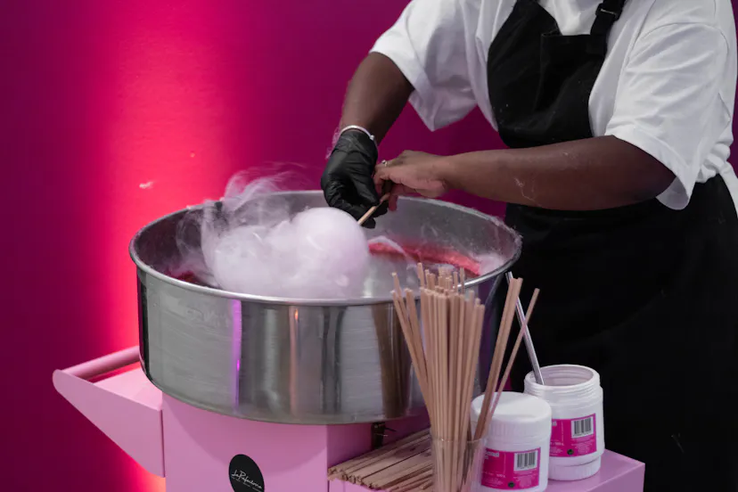 Animation culinaire barbe à papa à Paris