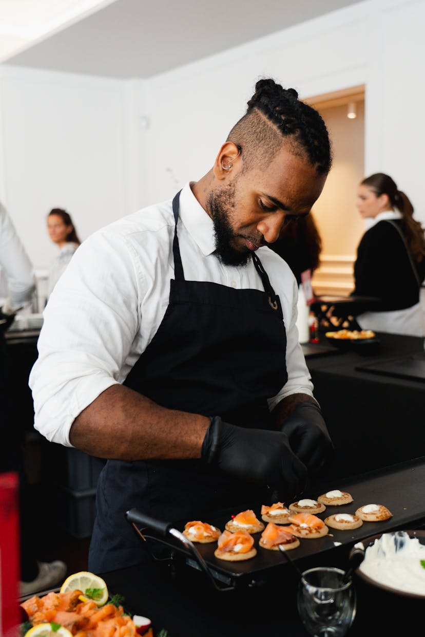 Photo d'une animation culinaire du traiteur événementiel parisien Le Réfectoire à Paris et Ile de France