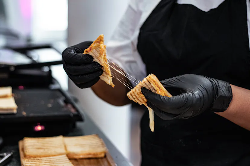 Animation culinaire à paris de grilled cheese