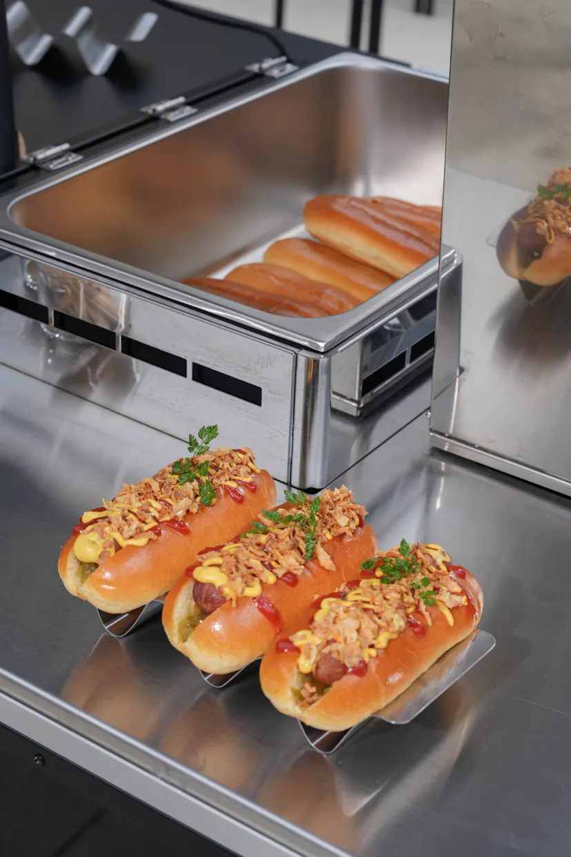 animation culinaire mini hot dog à Paris