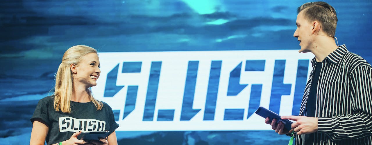 Speakers at Slush, the world's leading startup and tech event