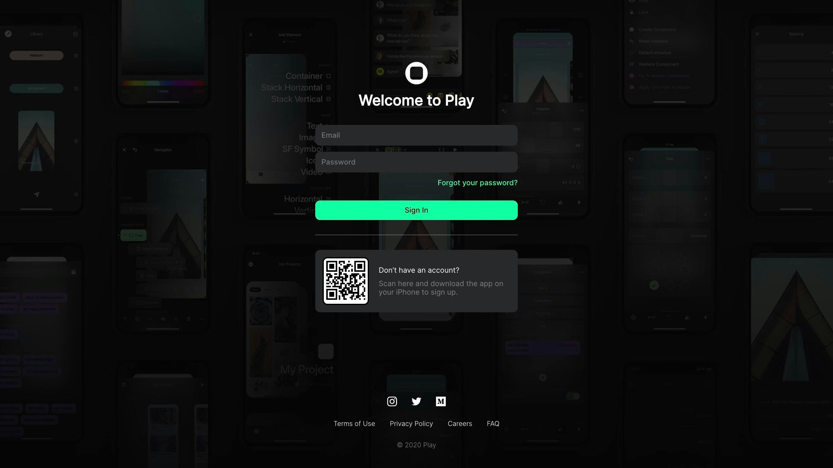 Login UI - attention to colors