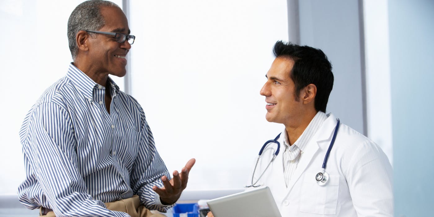 doctor with a patient