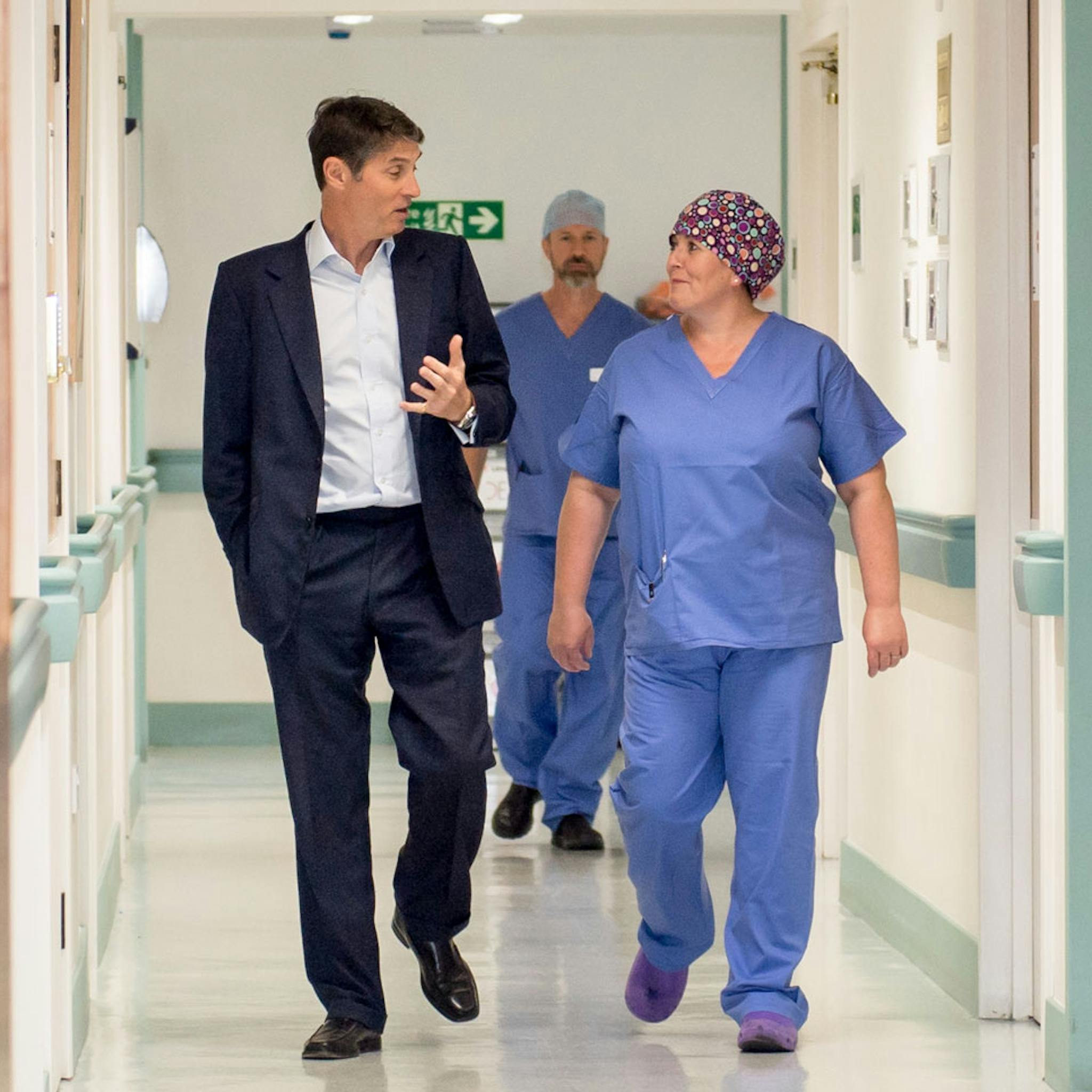 refluxuk founder nick boyle with nurses