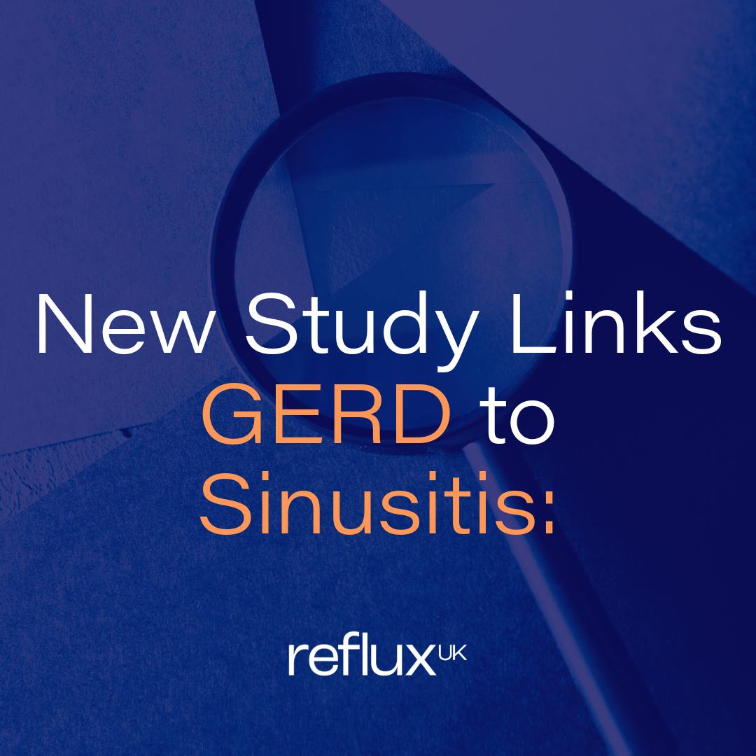A newly published paper suggests reflux causes sinusitis using the