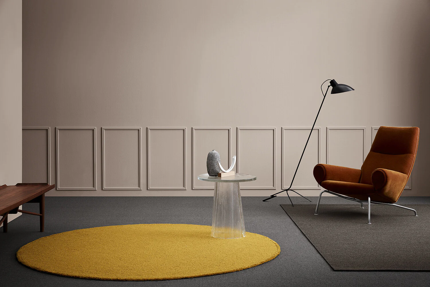 Yellow rug from Kasthall