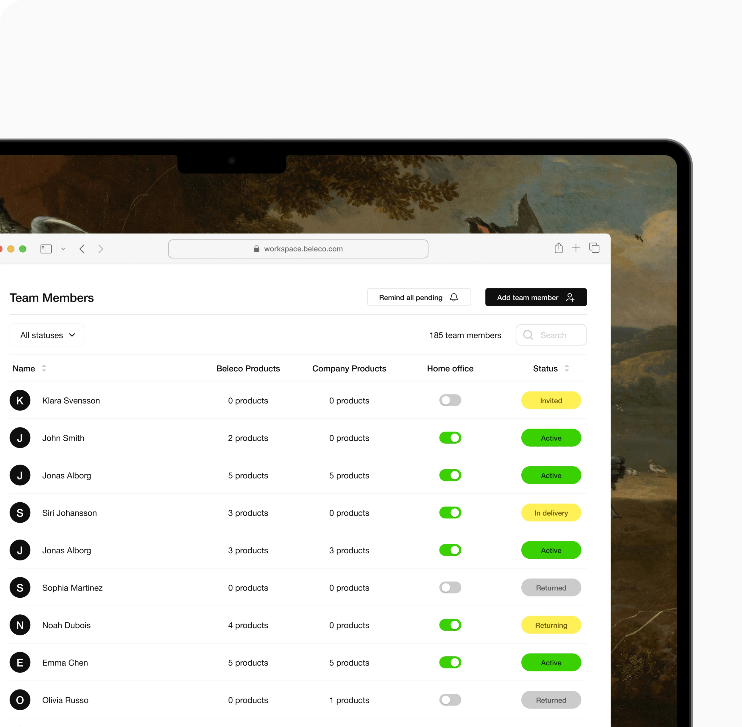 You get a full overview. The rest is automated.