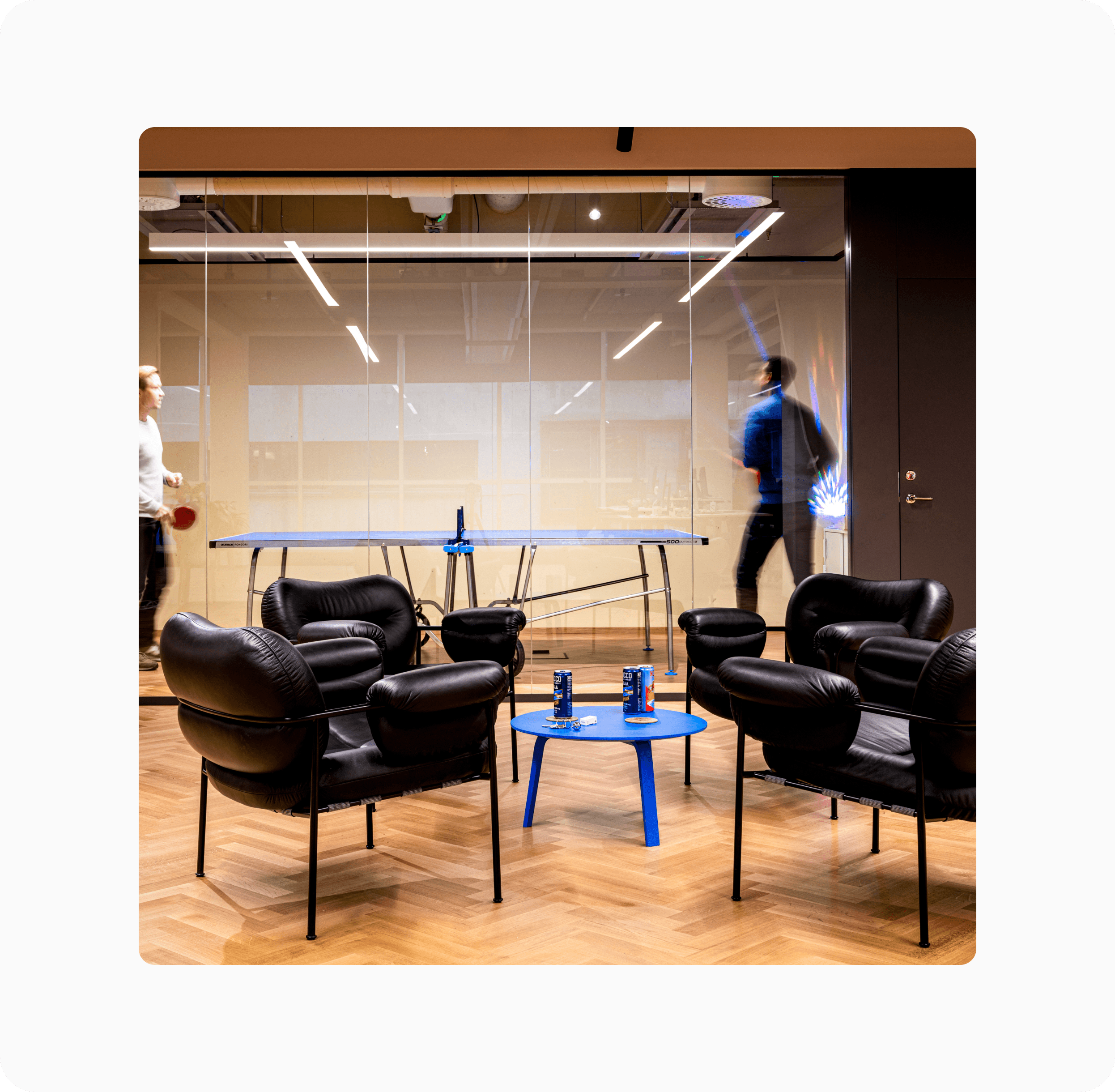 Pleo chose Beleco to flexibly furnish their new Stockholm office with designer pieces.