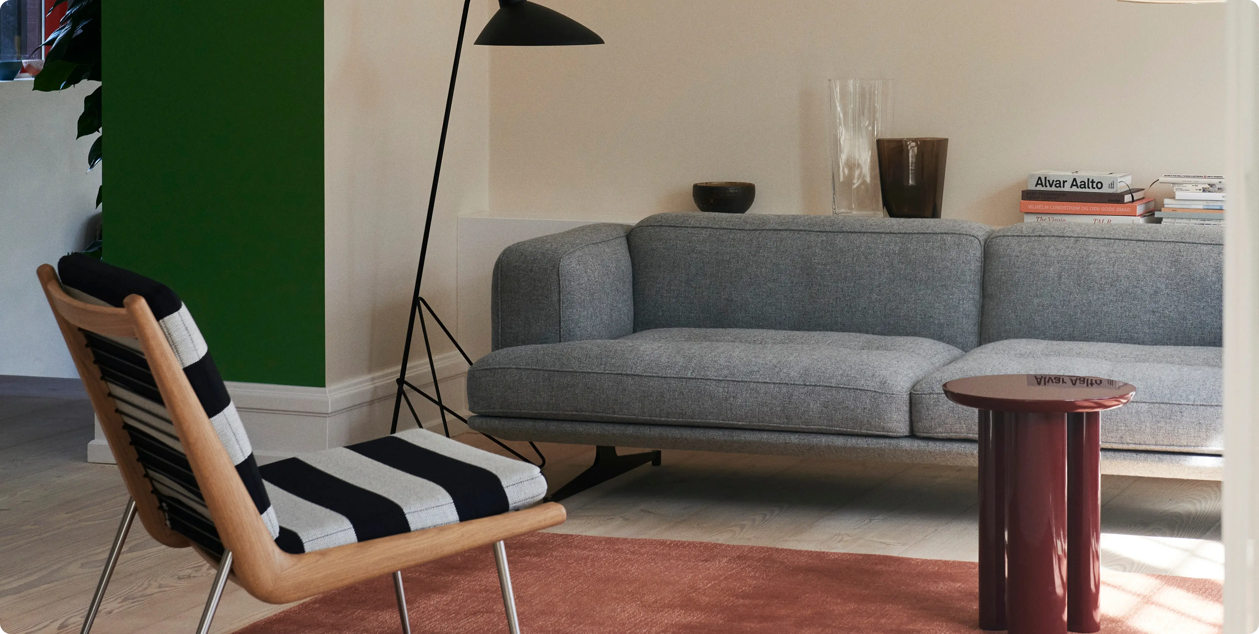 Modern furnished office with sofa, chair and table – example of a move-in ready space that meets tenants’ growing demand for flexibility.