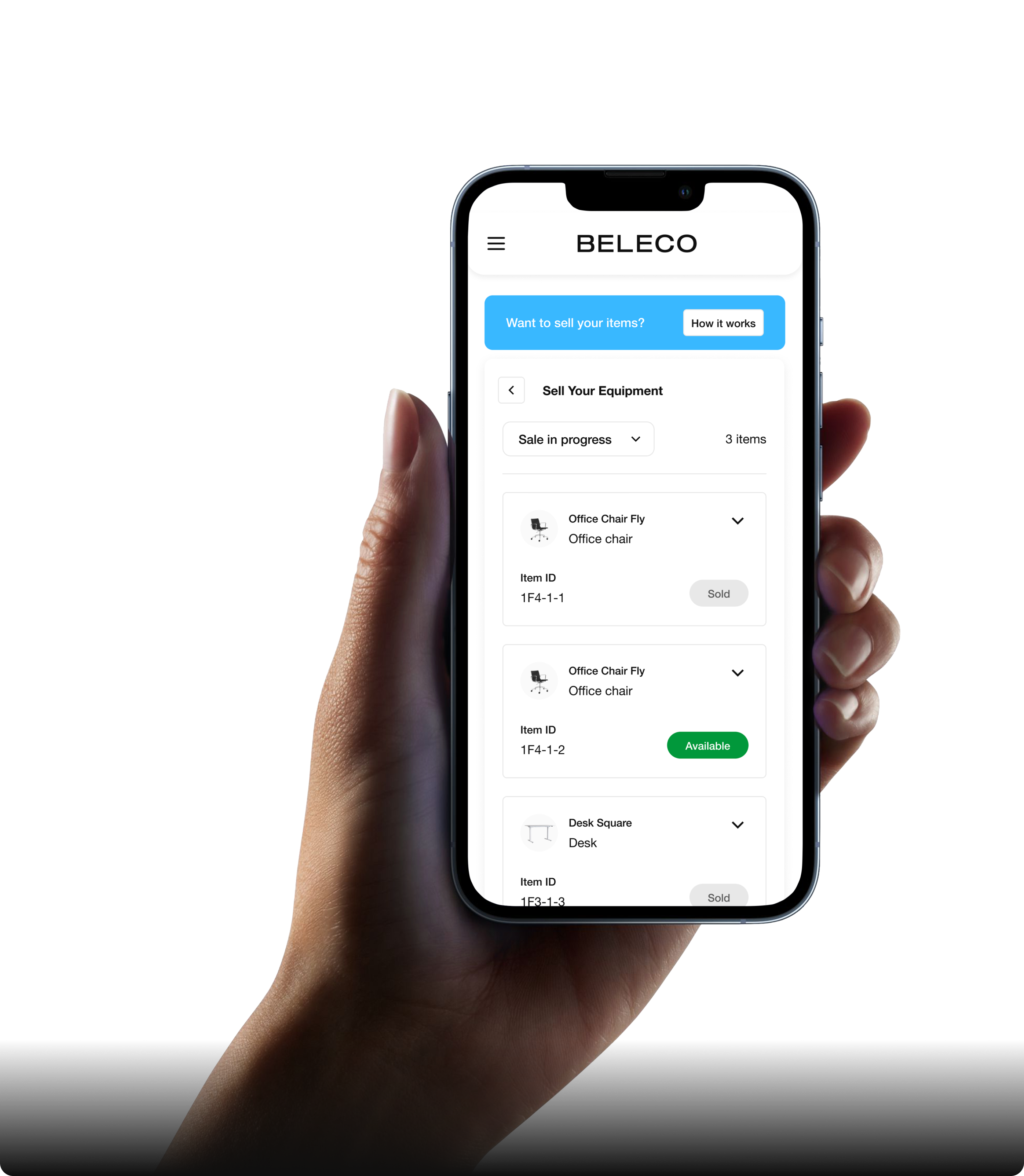 Cha-ching! Sell your furniture with Beleco.