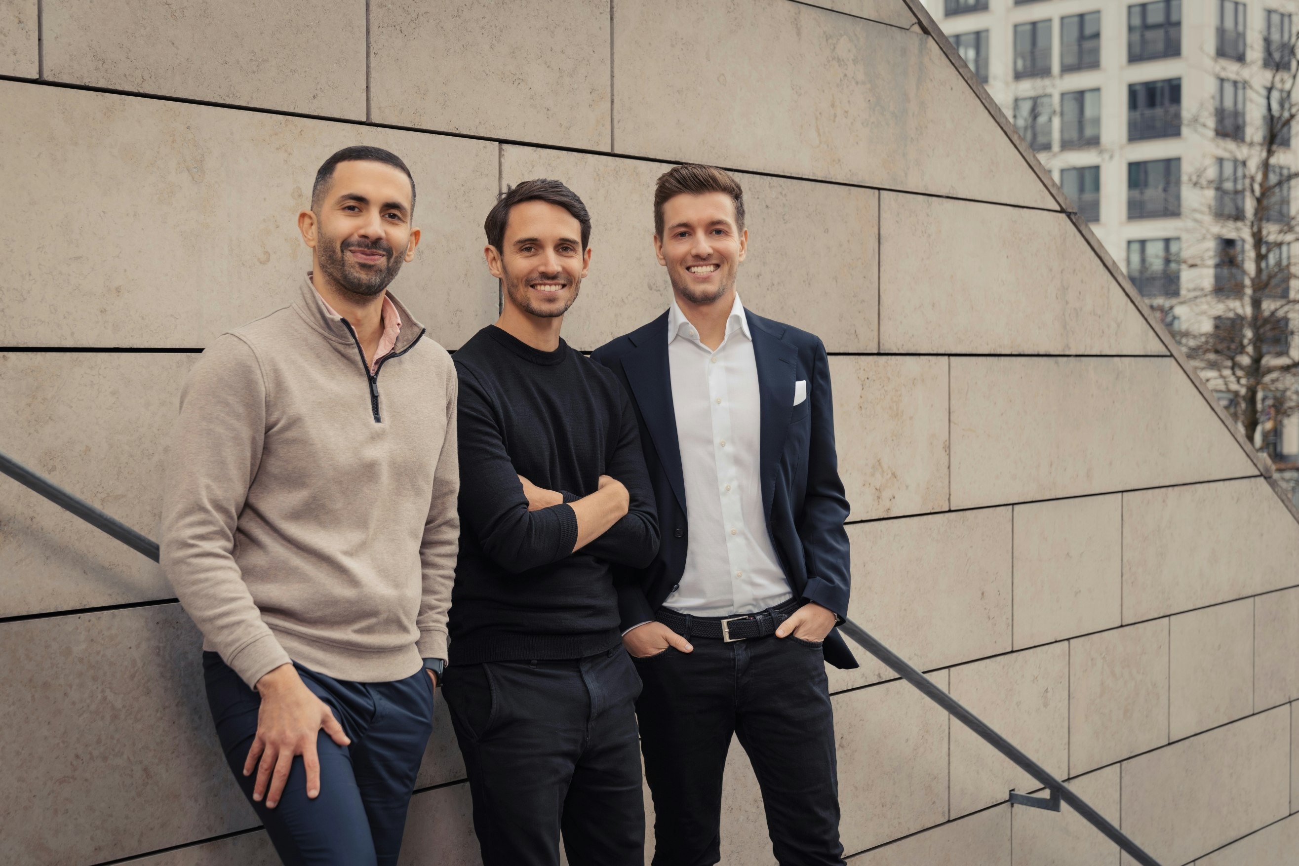 The founders of Predium: Mohamed Ali Razouane, Maximilian Körner and Jens Thumm (from left to right)