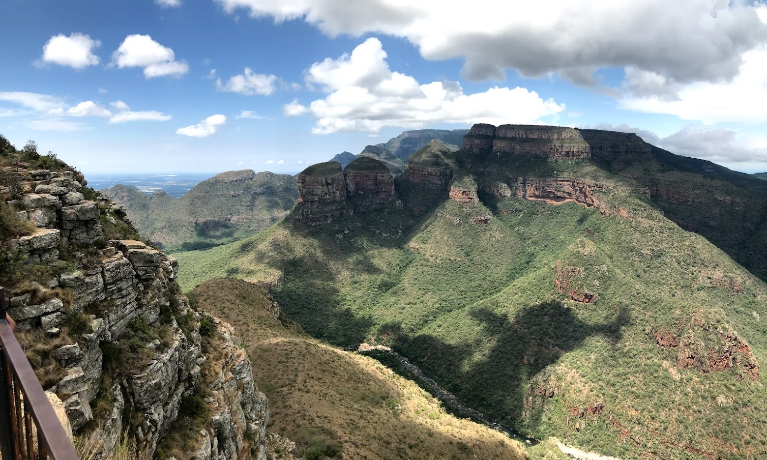 Three Rondavels en de Blyde Rivier Canyon