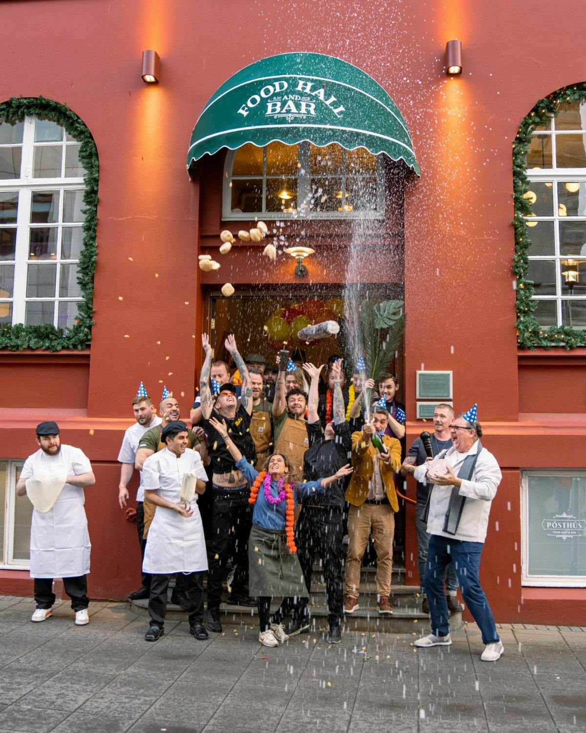 Pósthús Food Hall & Bar er í gamla pósthúsinu í miðbæ Reykjavíkur.