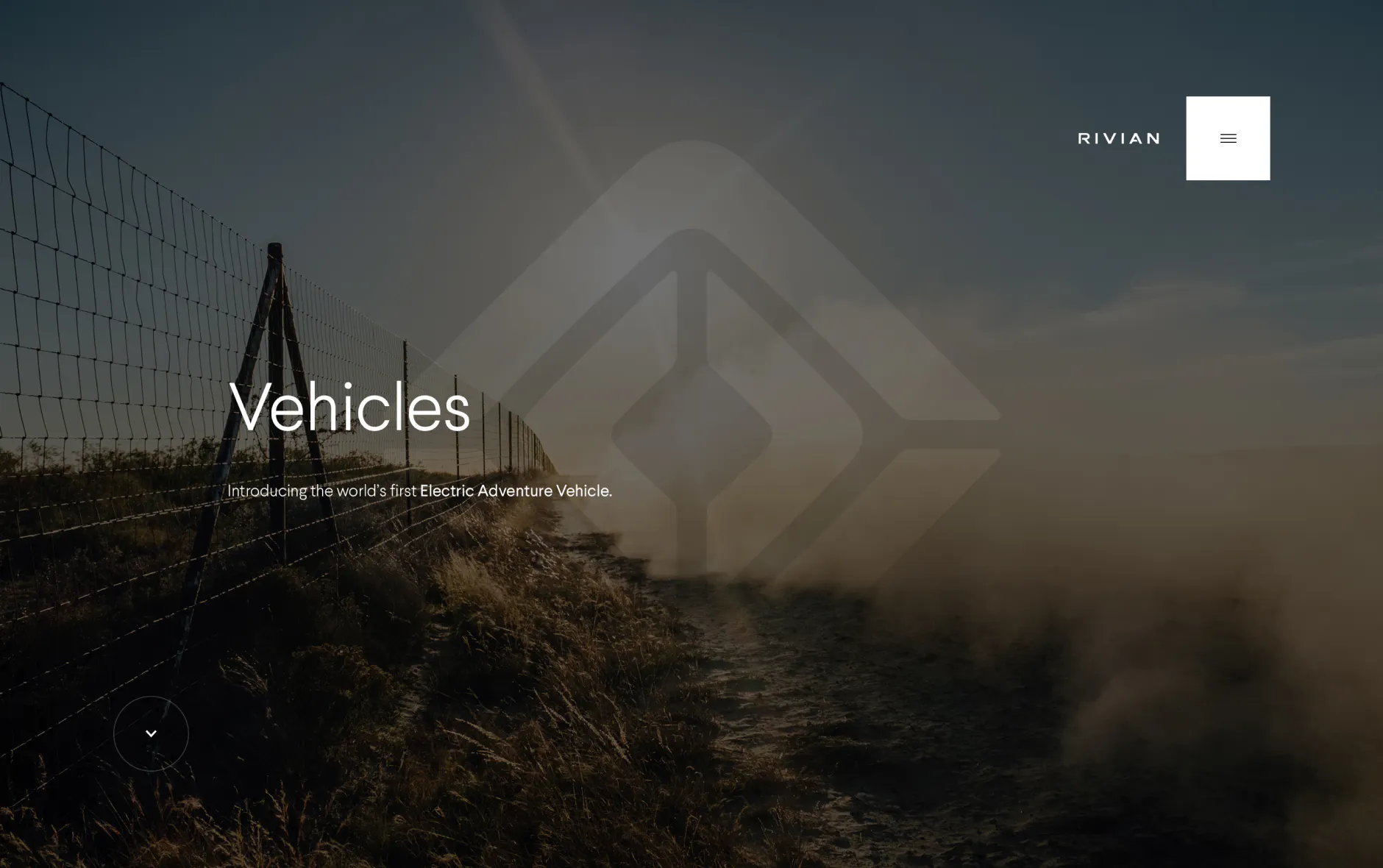 Rivian vehicles screen