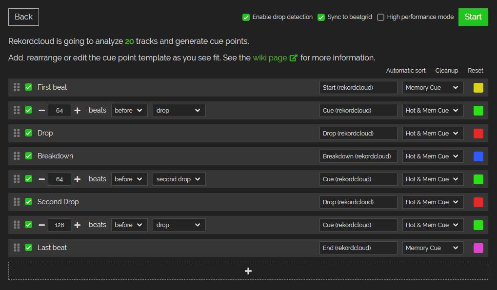 Cue Point Generator