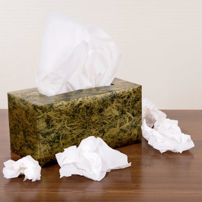 Posmrkané kapesníky (Zdroj: Canva gallery)