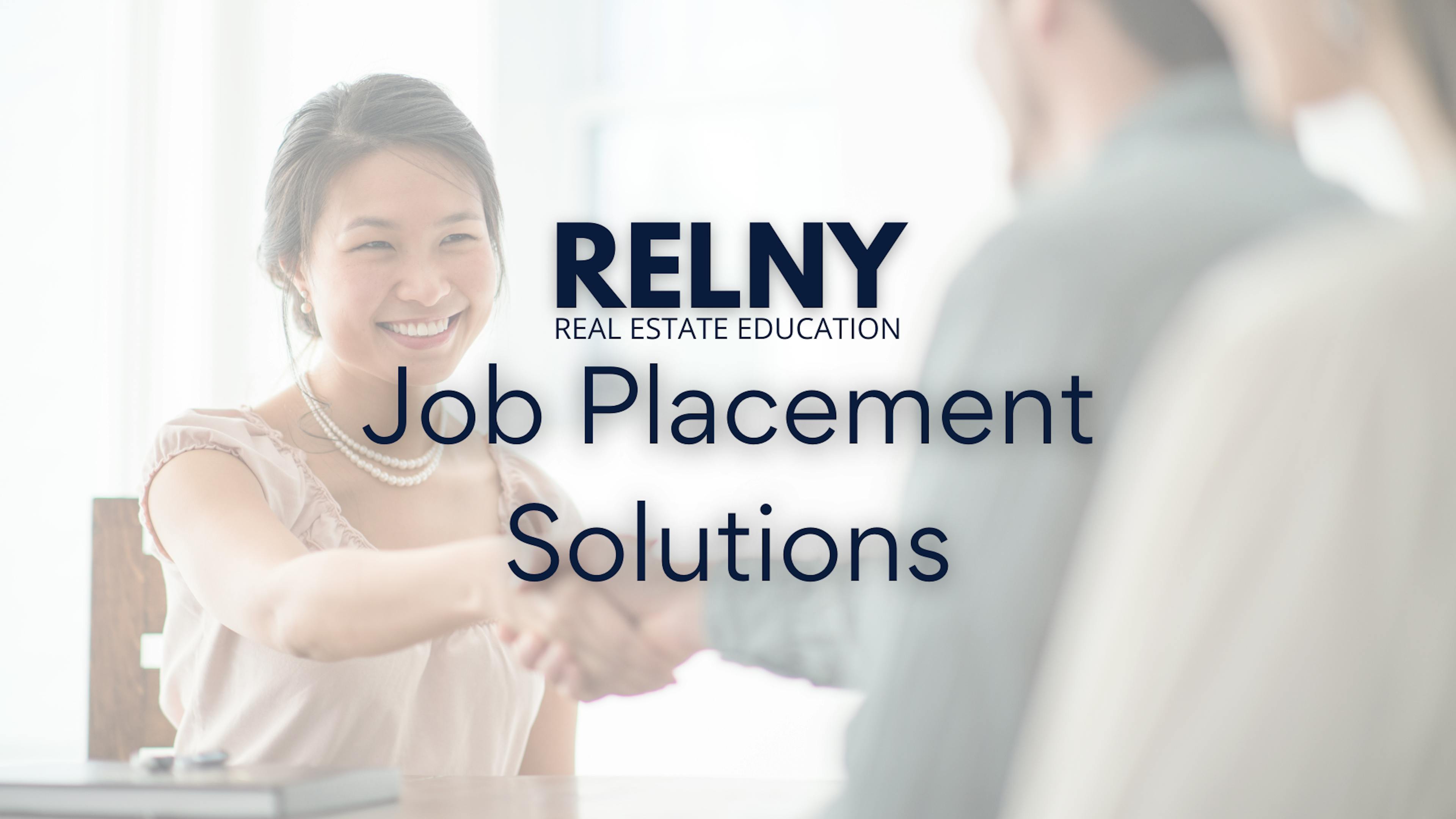 RELNY Job Placement Solutions, Broker Insider Network, Recruiting, Resume Writing