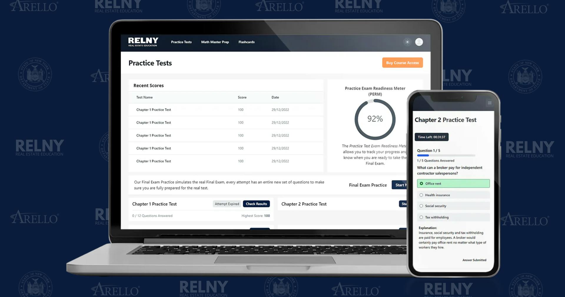 NYS Real Estate Exam - RELNY Real Estate Exam Simulator