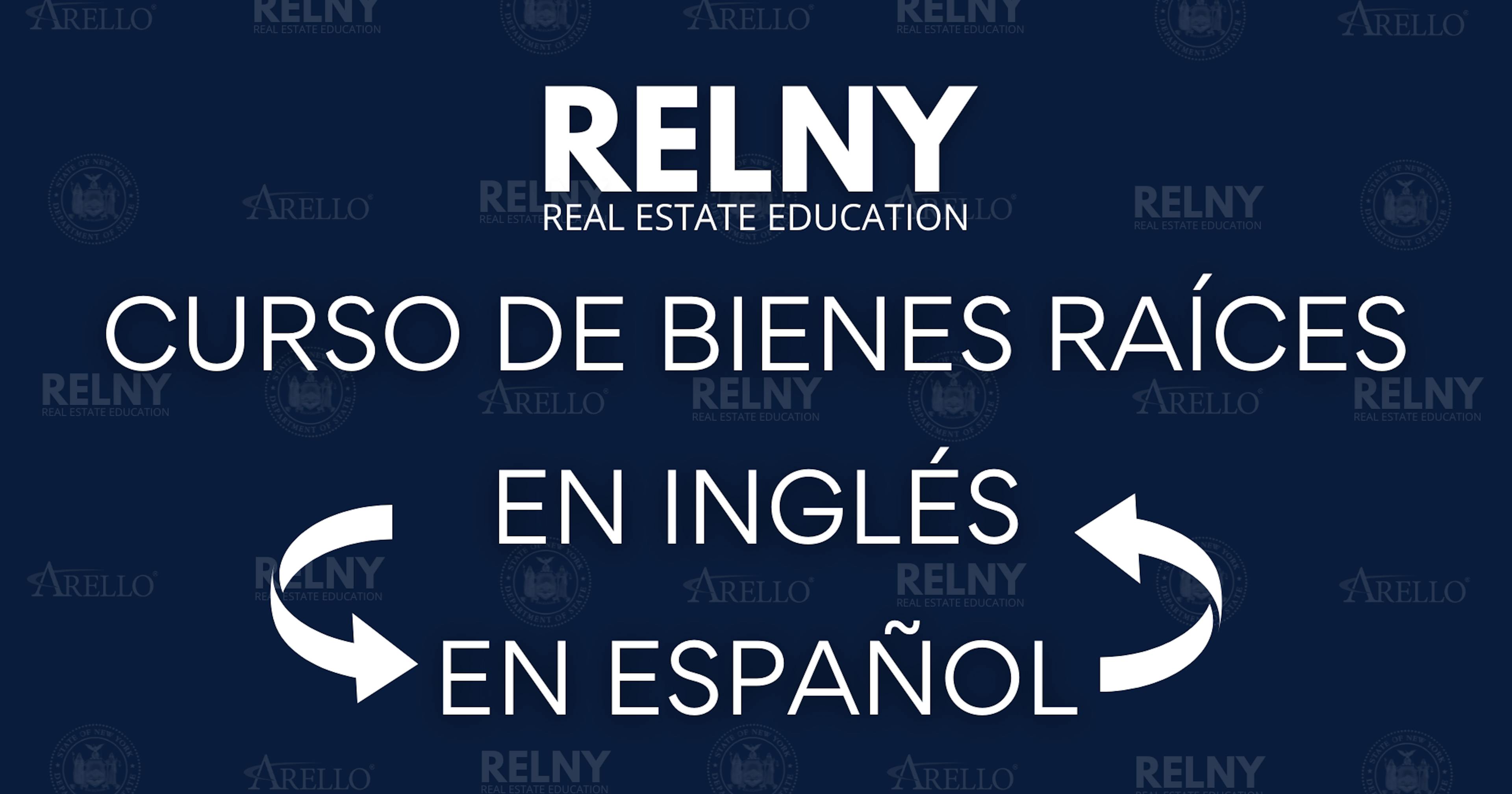 Cursos de Bienes Raíces en Español - RELNY